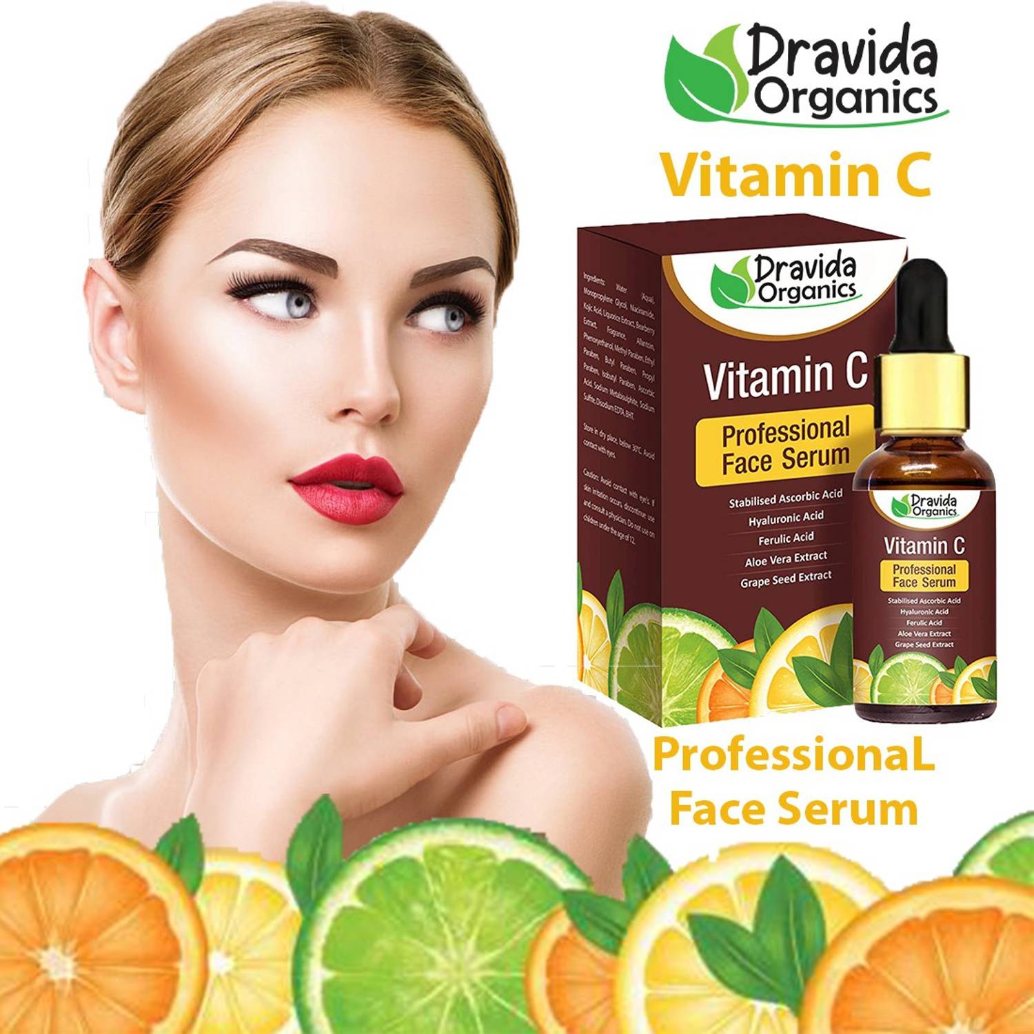 Dravida Vitamin C Serum + Moisturiser - Image 3