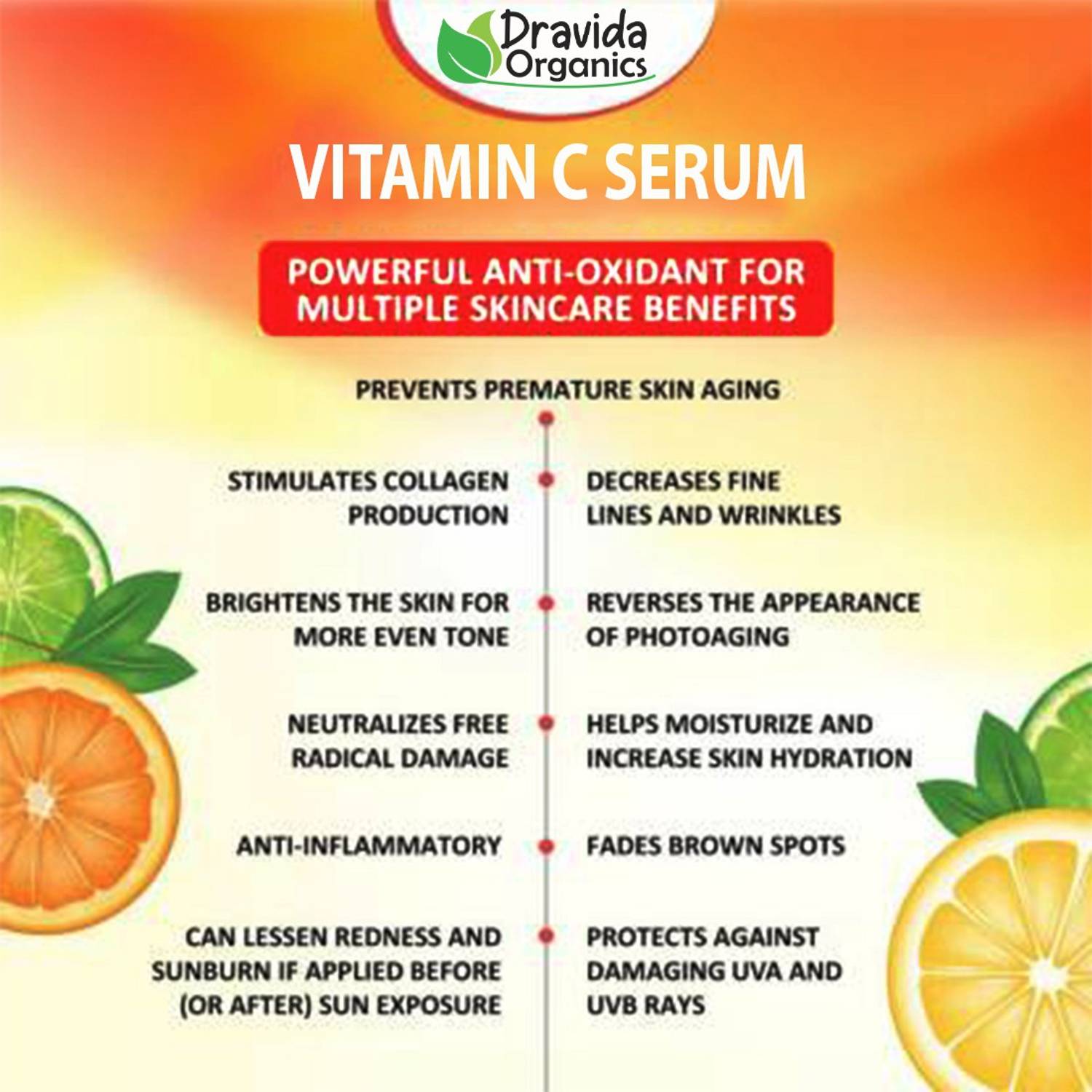 Dravida Vitamin C Serum + Moisturiser - Image 2