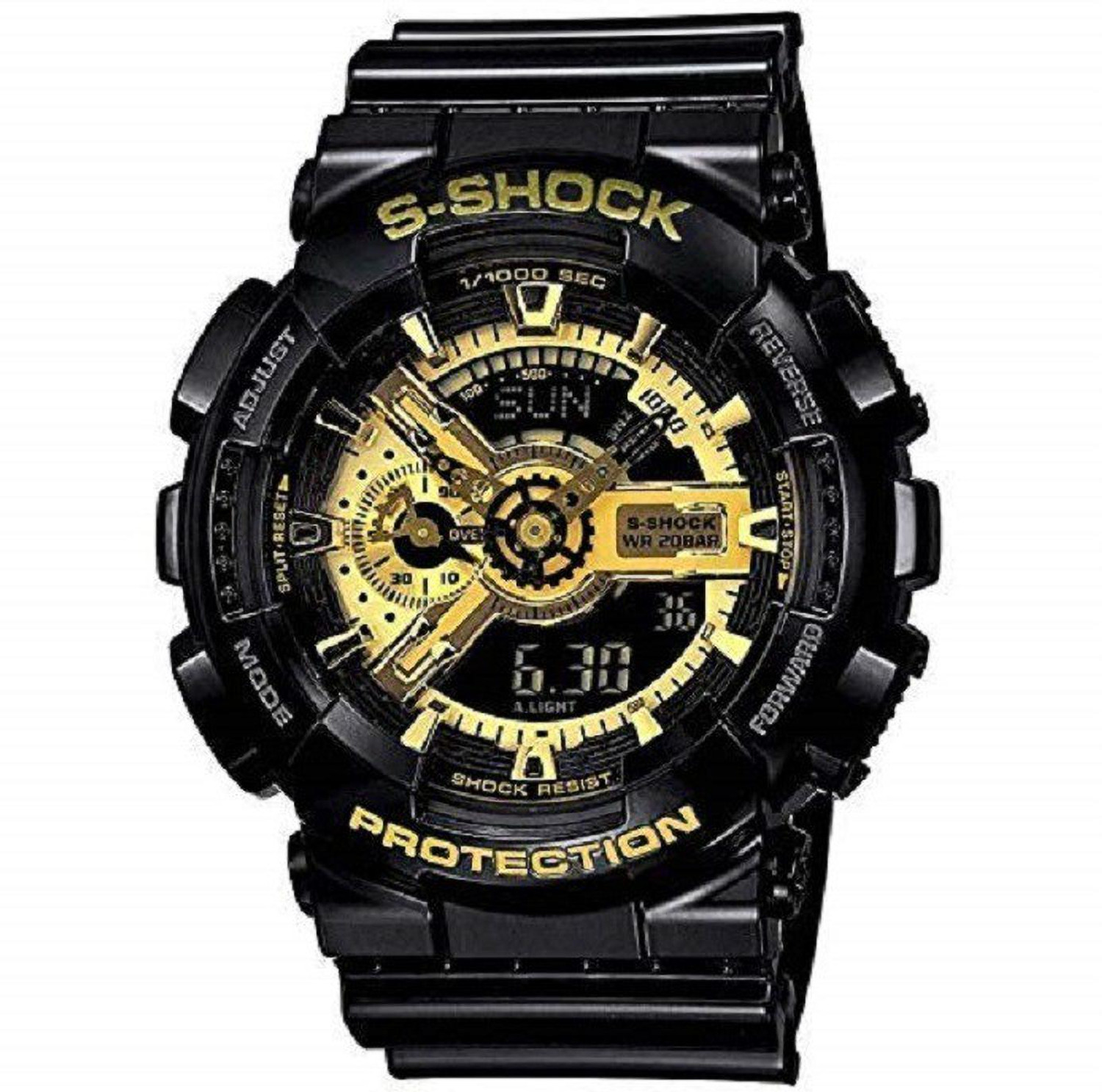 Image of Kriss dual time watch Analog-Digital Watch - For Men s shock gold 339