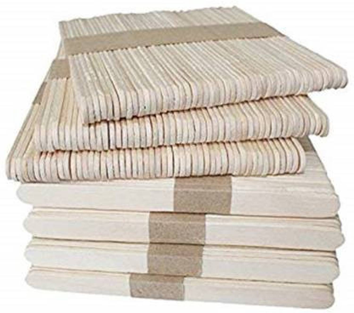 BBS DEAL (Pack of-50 pcs ) Multi purpose Natural Wooden Ice Cream Sticks for Art & Craft