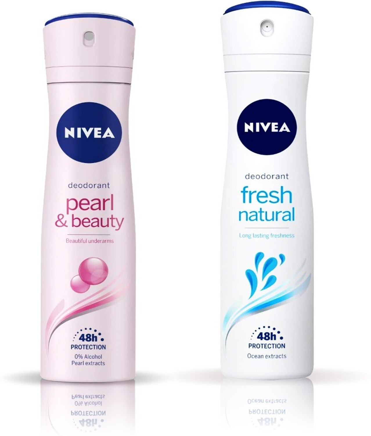Image of NIVEA Women deo longlasting freshness deo for women with two flavor combo pack deo Deodorant Spray - For Women