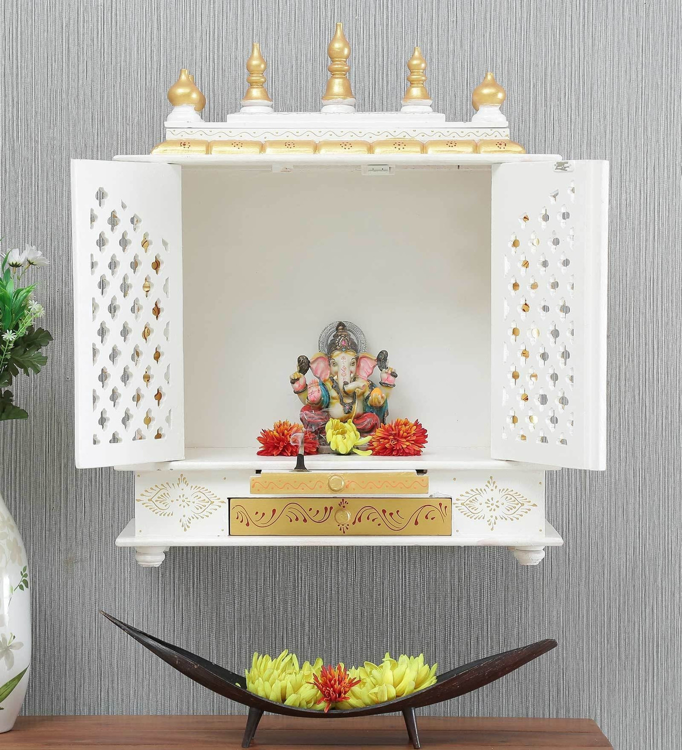 Image of Marusthalee Puja Mandir Home Solid Wood Home Temple