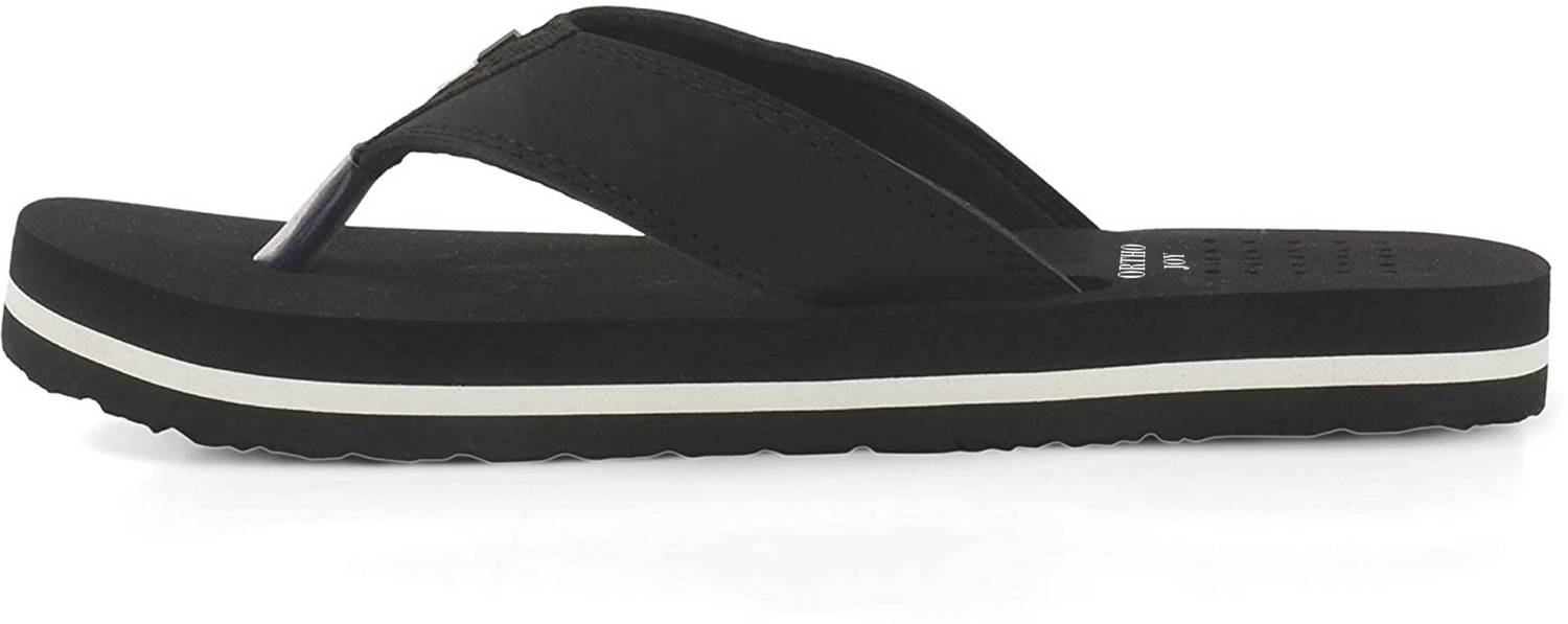 ORTHO JOY Men Doctor Ortho Slippers Black - Image 4