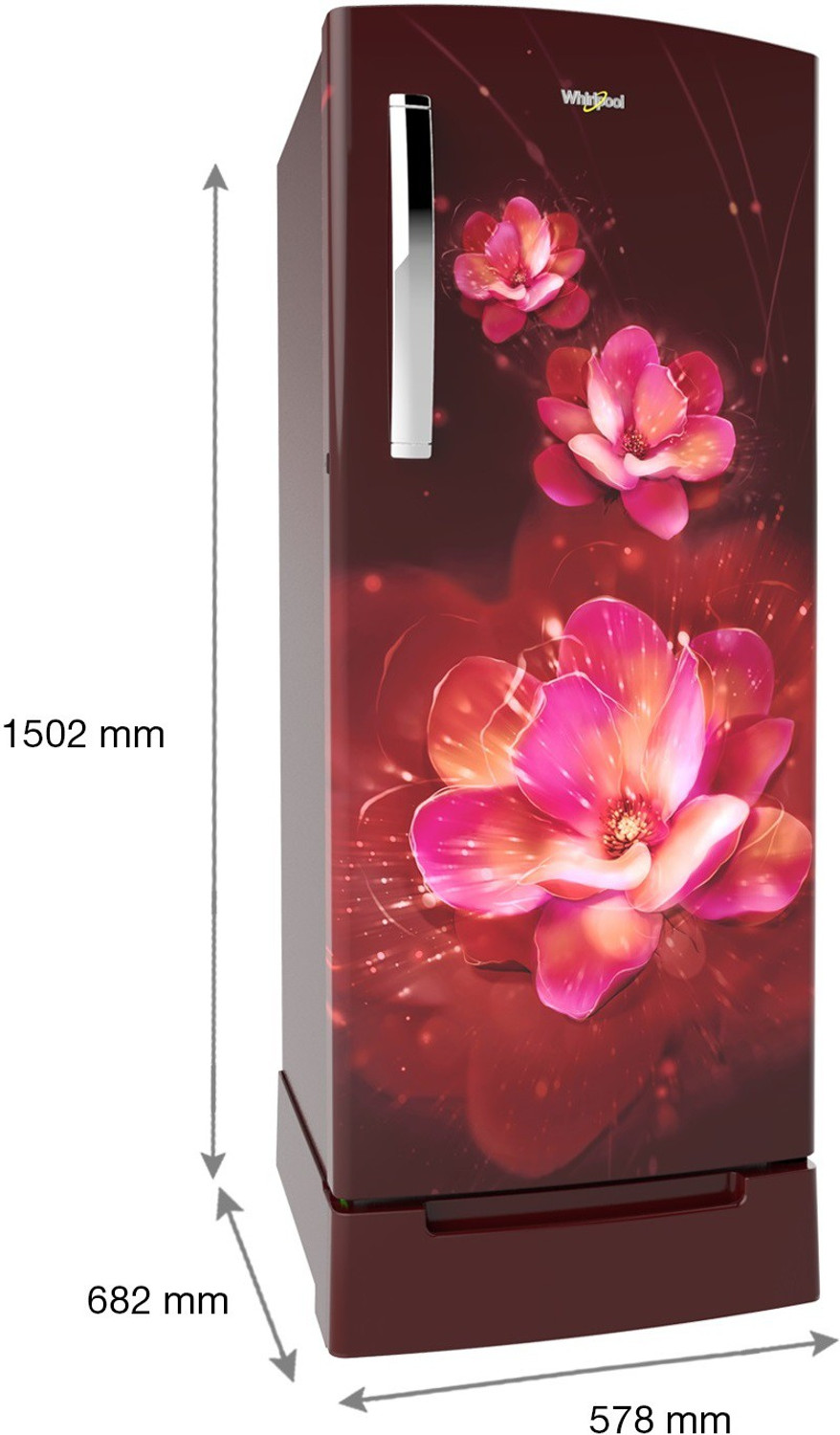 Image of Whirlpool 215 L Direct Cool Single Door 5 Star Refrigerator with Base Drawer
