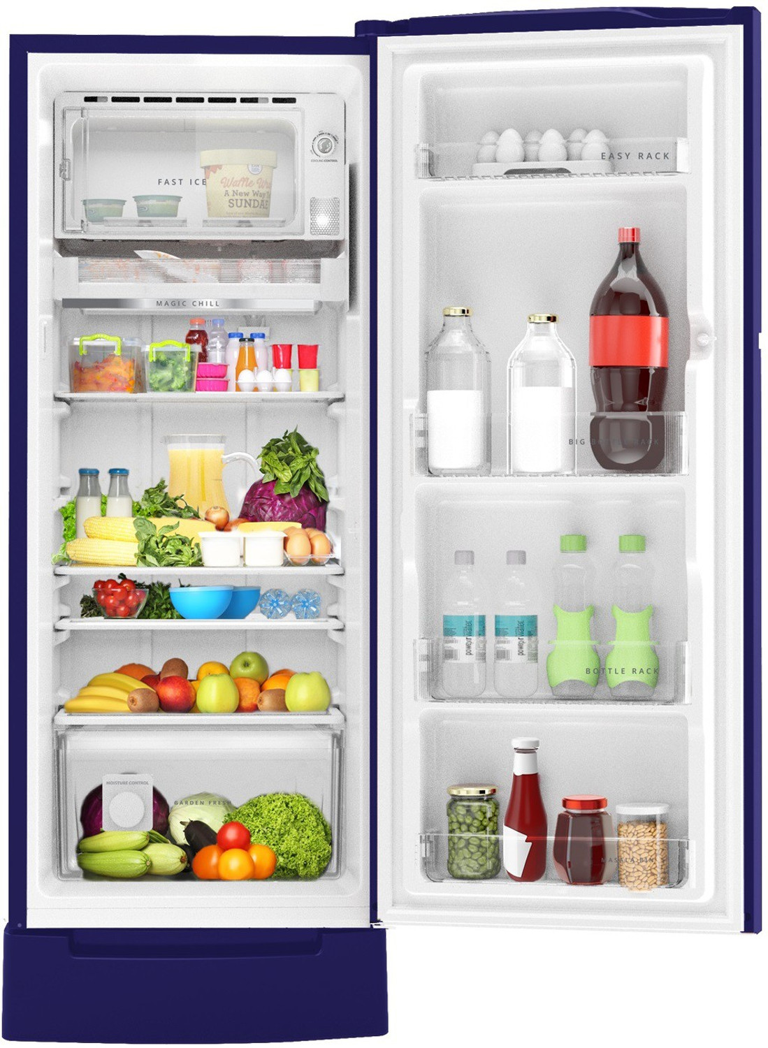 Image of Whirlpool 215 L Direct Cool Single Door 5 Star Refrigerator with Base Drawer