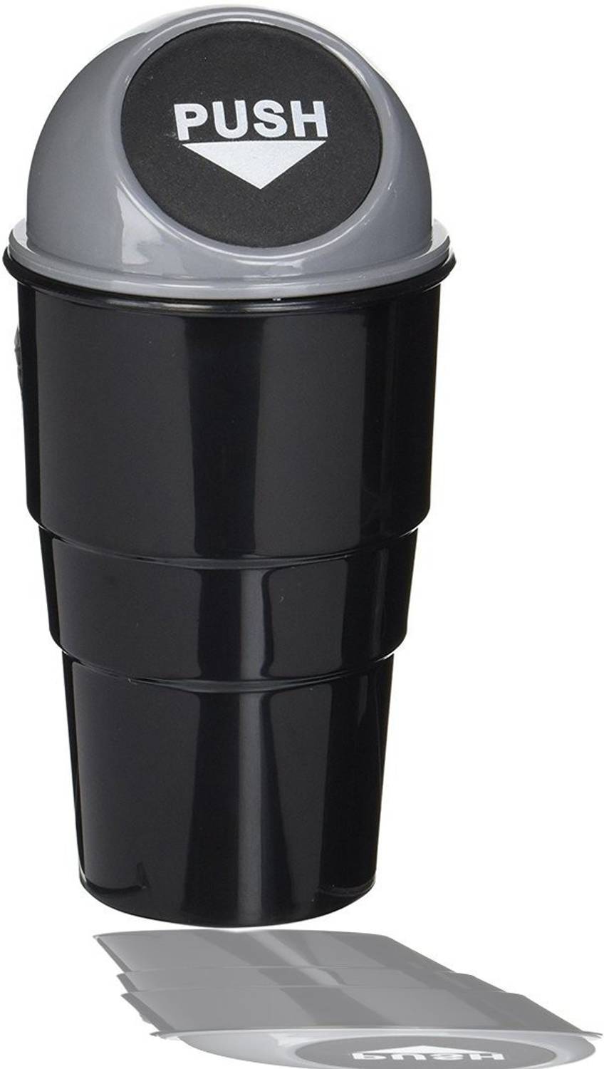 Lishonn Universal Traveling Portable Mini Car Trash Bin | Grey Car Trash Bin Bag