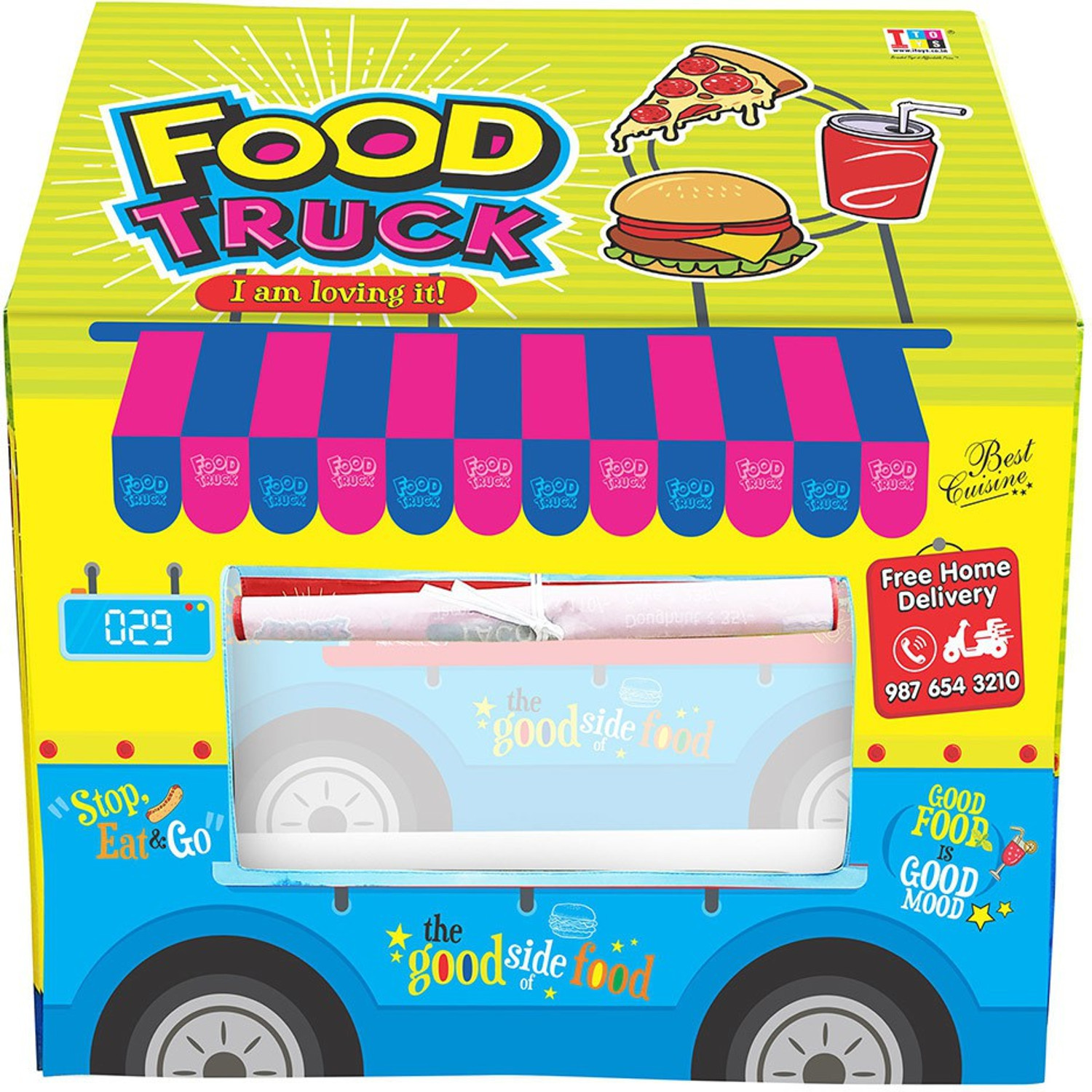 Image of ITOYS Food truck Role Play tent house for Kids