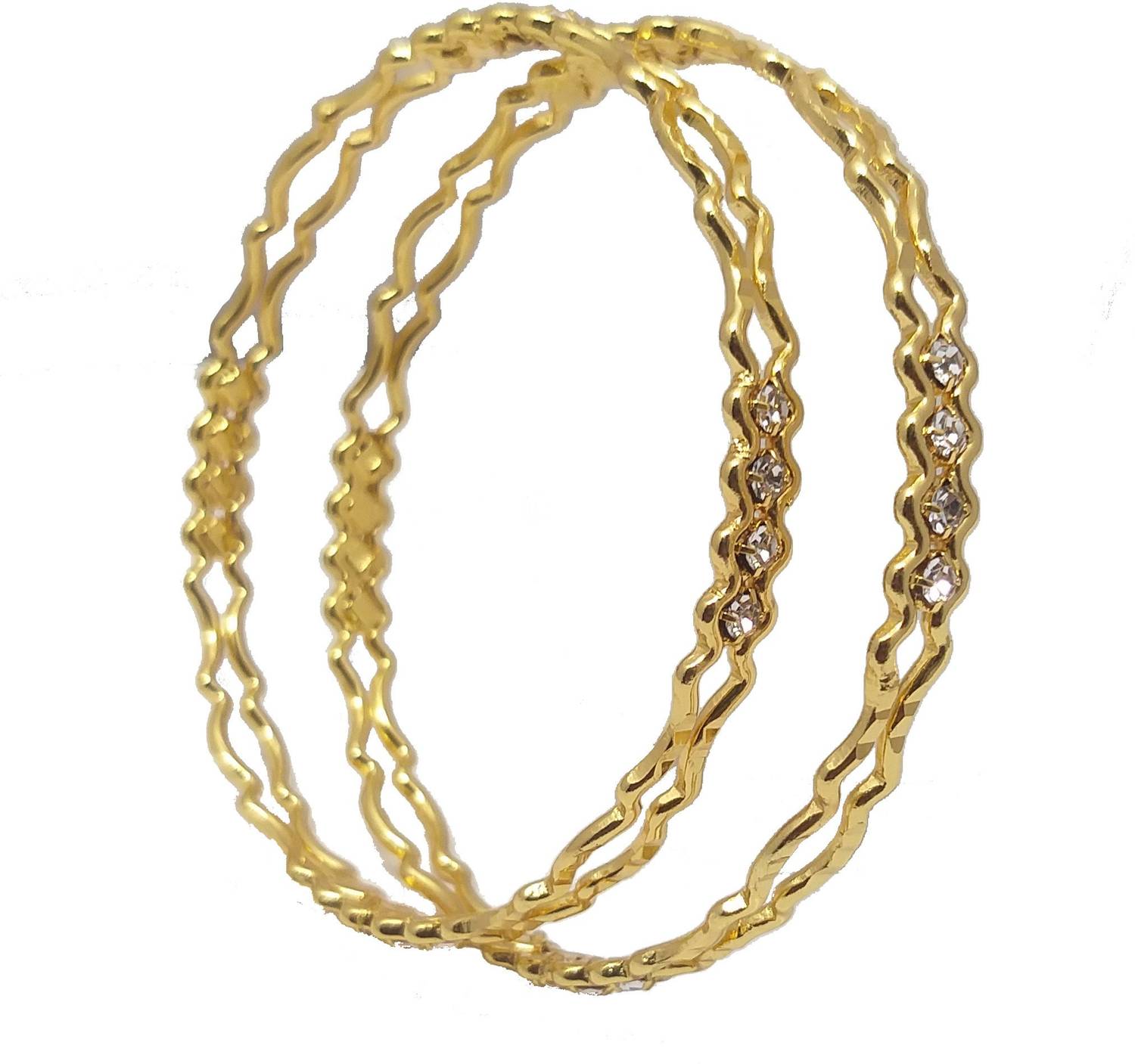 AARTISAI Metal Gold-plated Bangle Set