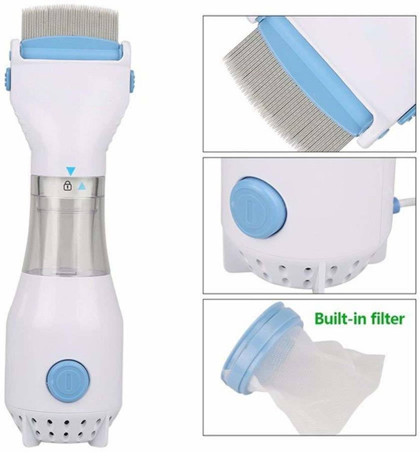 Empire Mart V Comb Capture 4 Filter Trap Head Lice Comb - Image 1