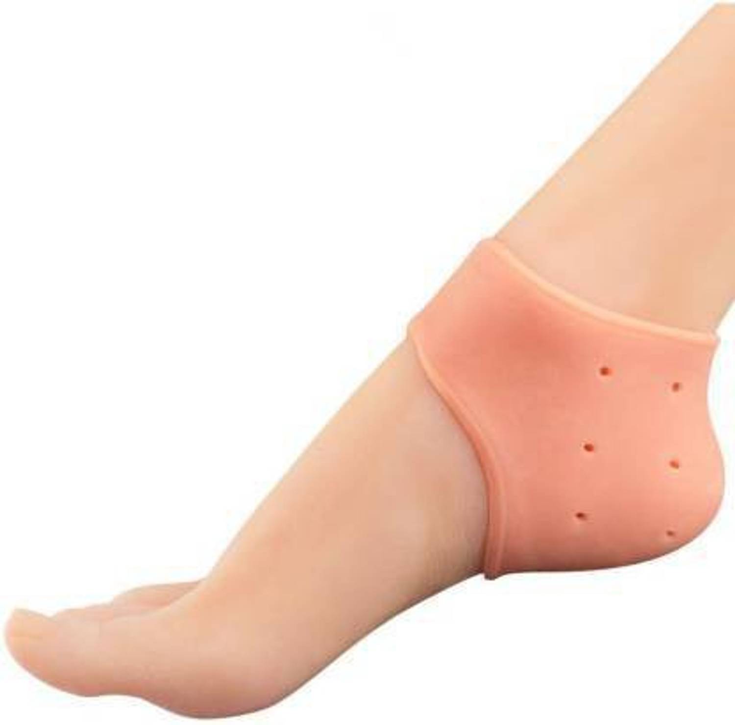 ADL PASSION Silicon Gel Heel Socks Pain Relief Heel Support Free Size Knee Support
