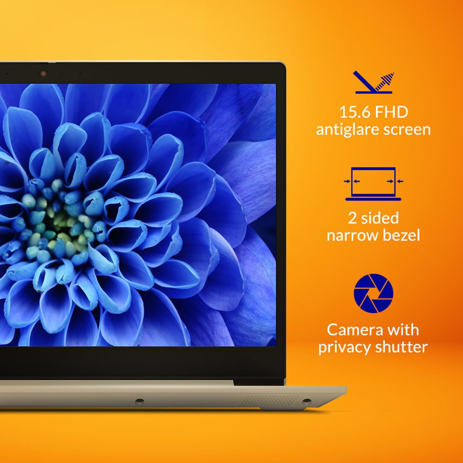Image of Lenovo IdeaPad Slim 3i Intel Core i5 10th Gen 10210U - (8 GB /1 TB HDD /Windows 10 Home /2 GB Graphics) 15IML05 Laptop