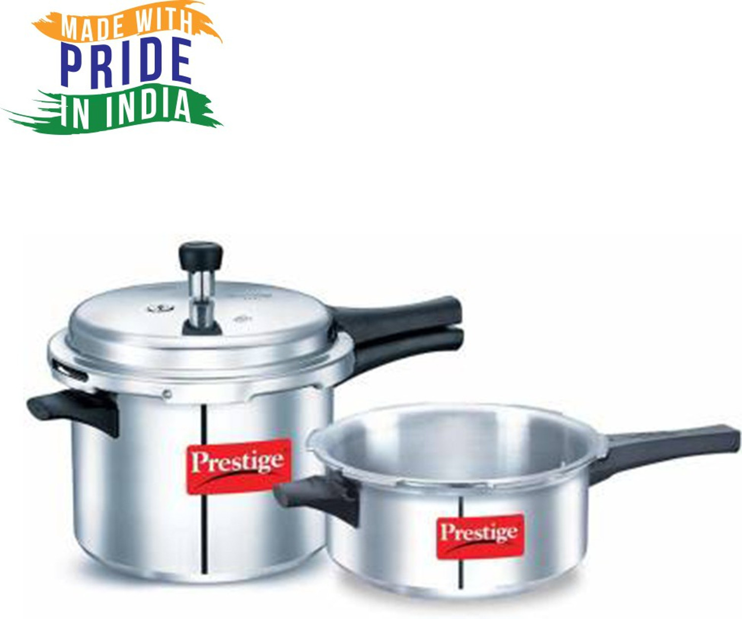 Image of Prestige Popular 5 L, 3 L Outer Lid Pressure Cooker
