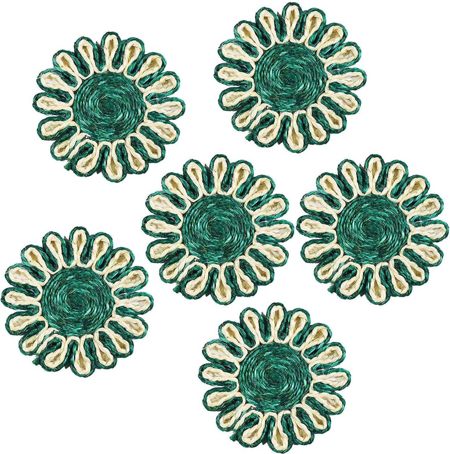 Bengal Handicrafts & Handlooms Round Pack of 6 Table Placemat