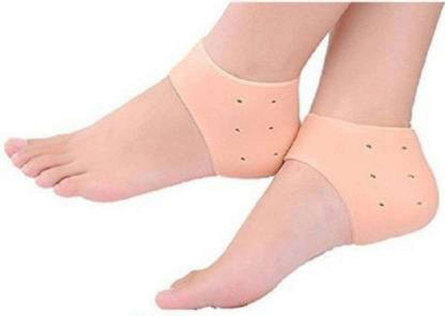 AARADHYAM Silicon Gel Heel Socks Pad Heel Pain Relief Heel Support Heel Support Heel Support