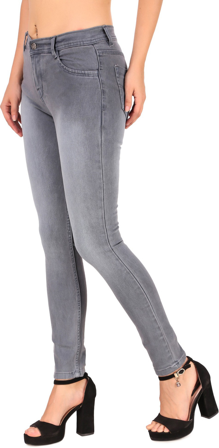 Image of SAVITA FASHION WEAR Boyfriend Women Grey, Light Blue Jeans