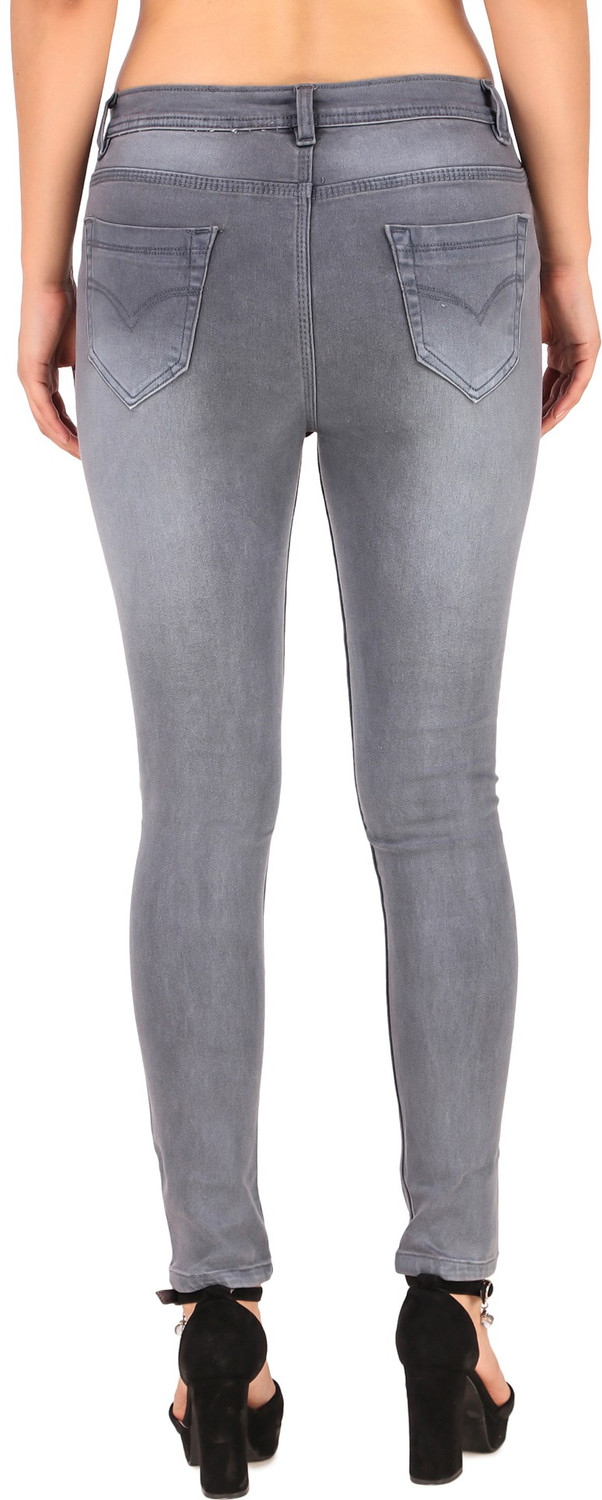 Image of SAVITA FASHION WEAR Boyfriend Women Grey, Light Blue Jeans