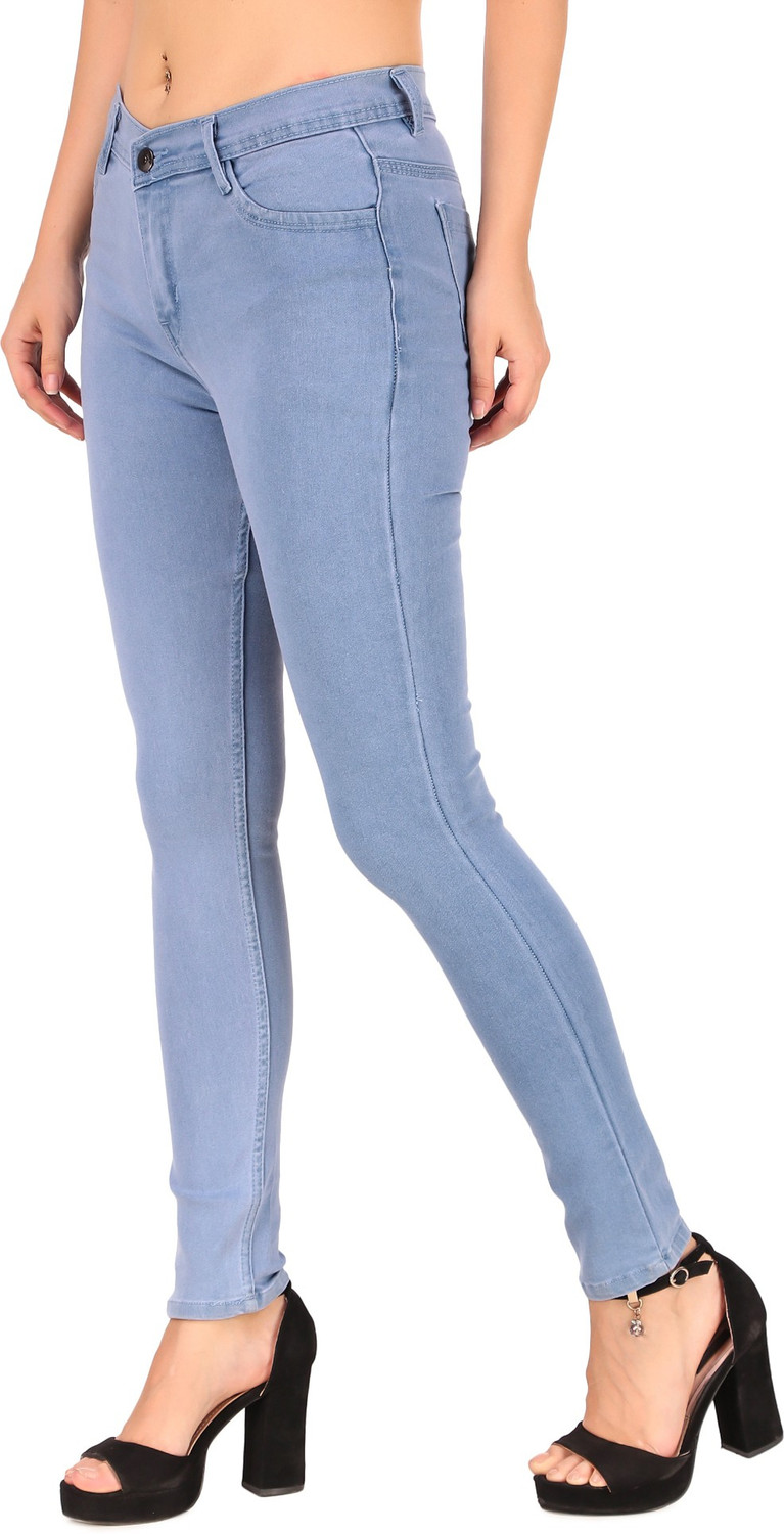 Image of SAVITA FASHION WEAR Boyfriend Women Grey, Light Blue Jeans