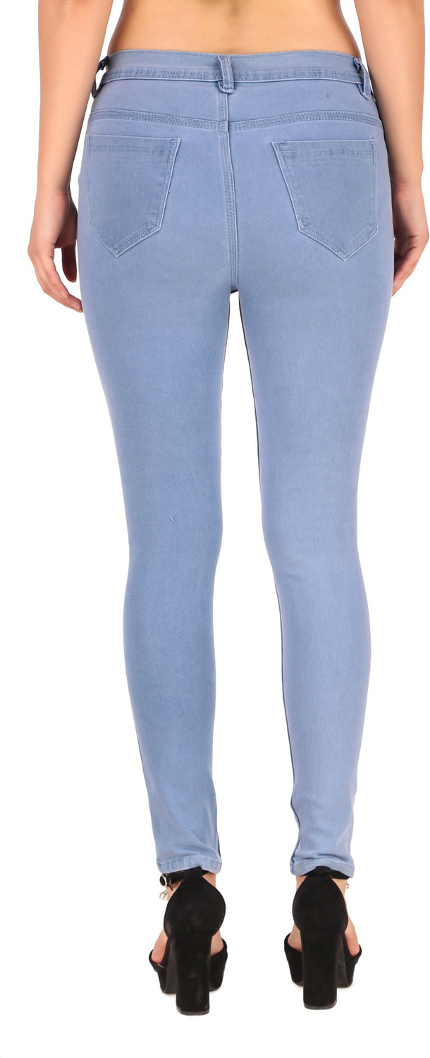 Image of SAVITA FASHION WEAR Boyfriend Women Grey, Light Blue Jeans