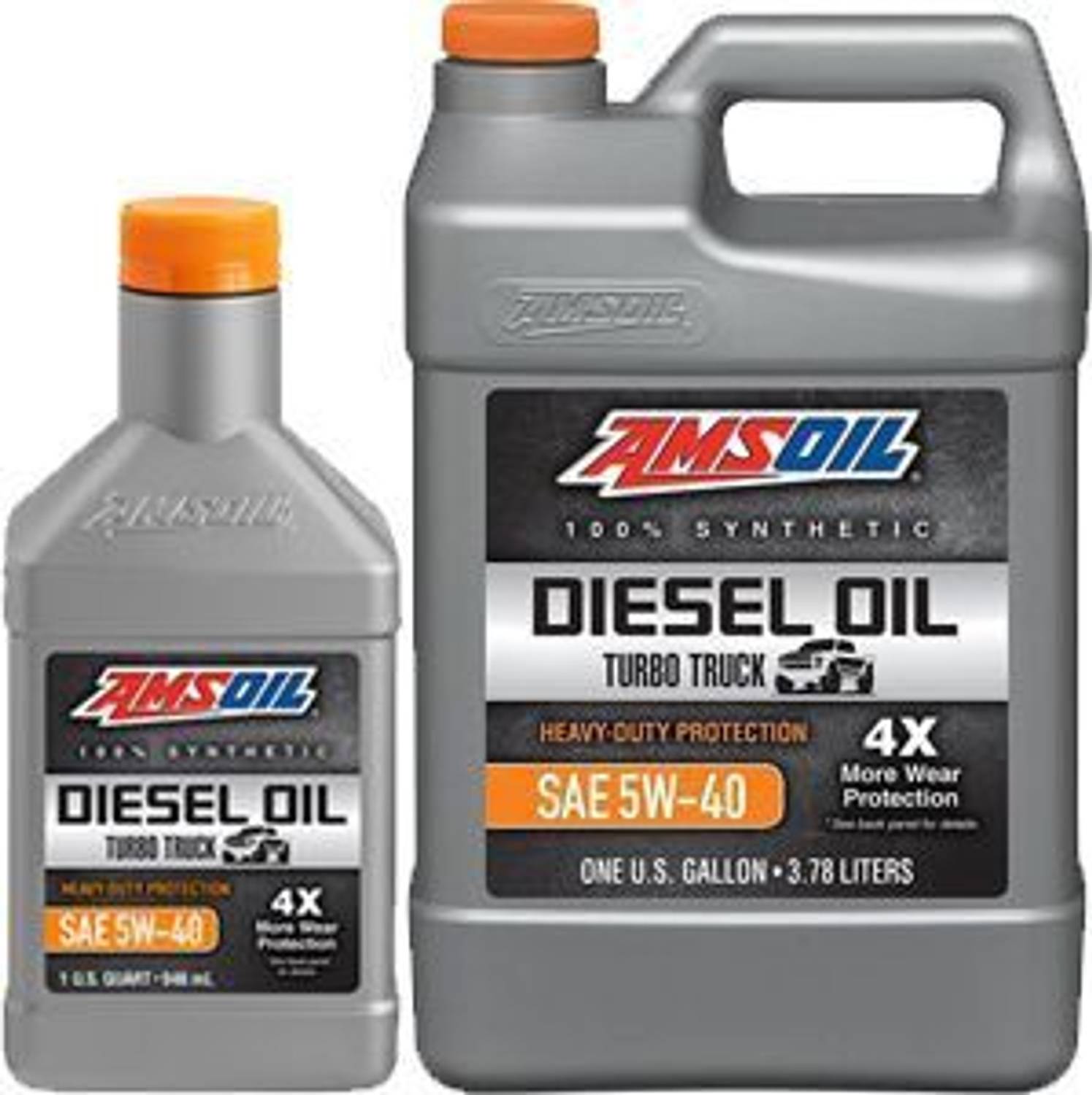 AMSOIL Heavy-Duty Synthetic Diesel Oil 5W-40 5W-40 Synthetic