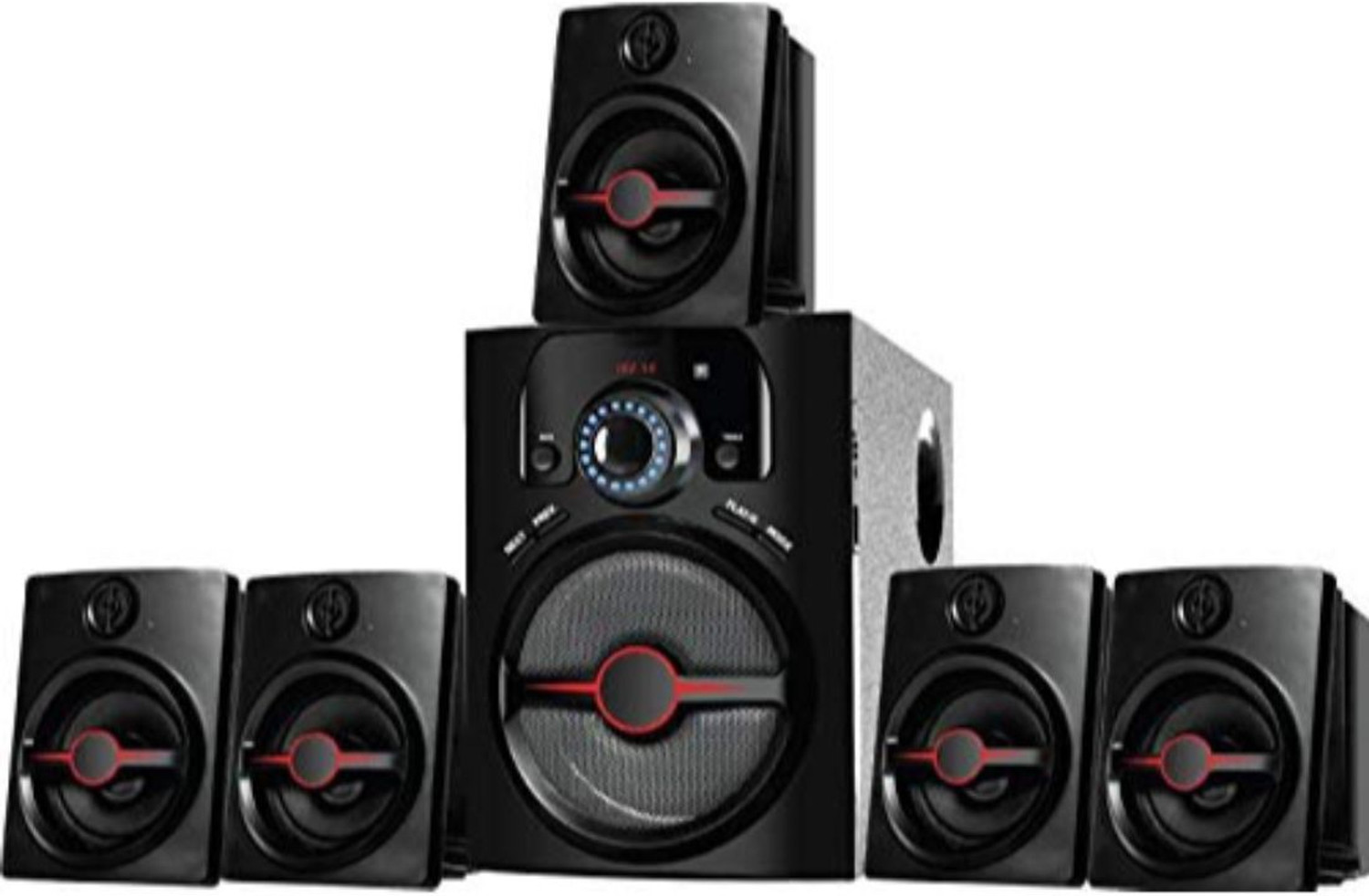 Image of I Kall Home Audio Speaker with USB Port and Aux Cable 20 W Bluetooth Home Theatre