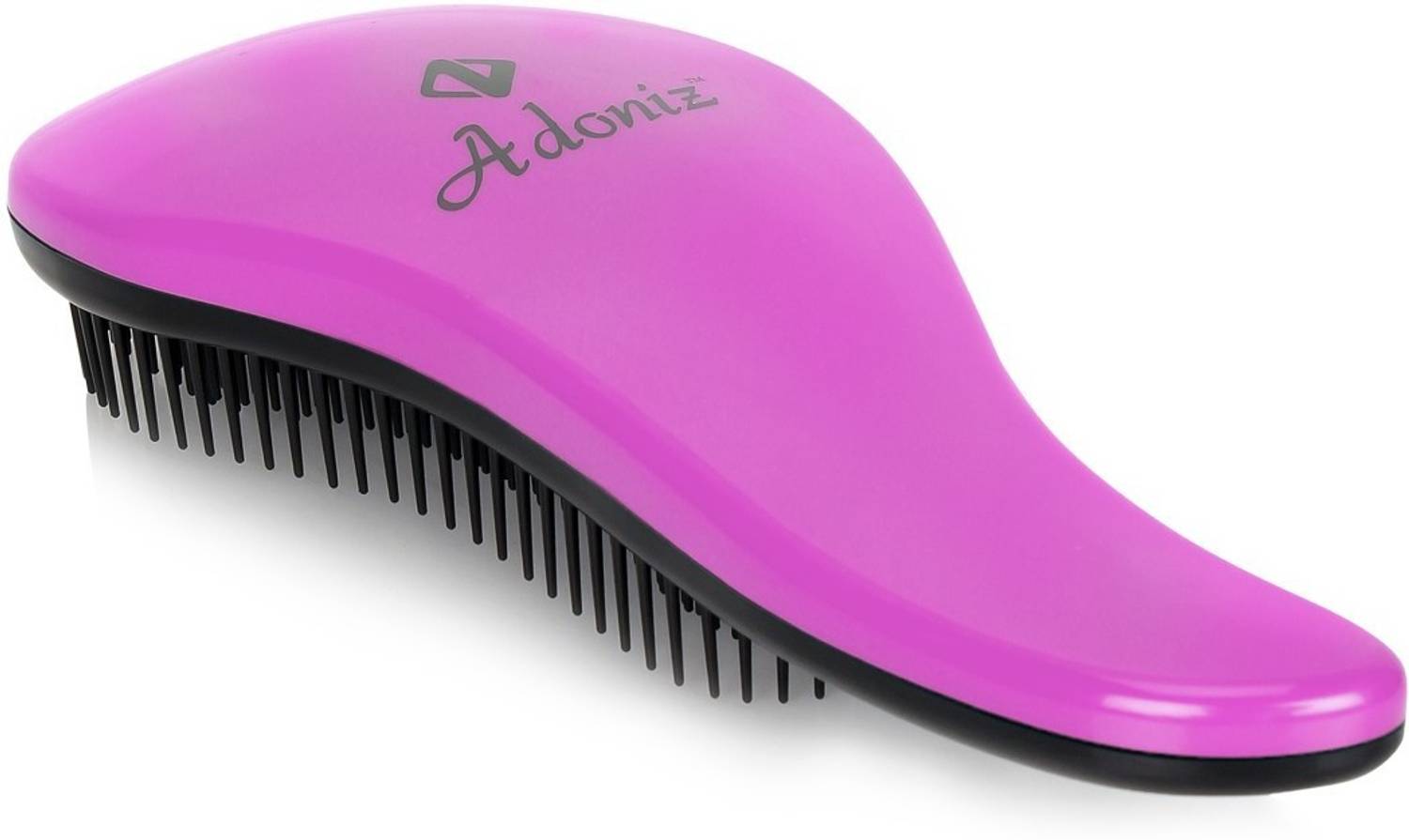 ADONIZ DETANGLER HAIR BRUSH WITH HANDLE (PURPLE)