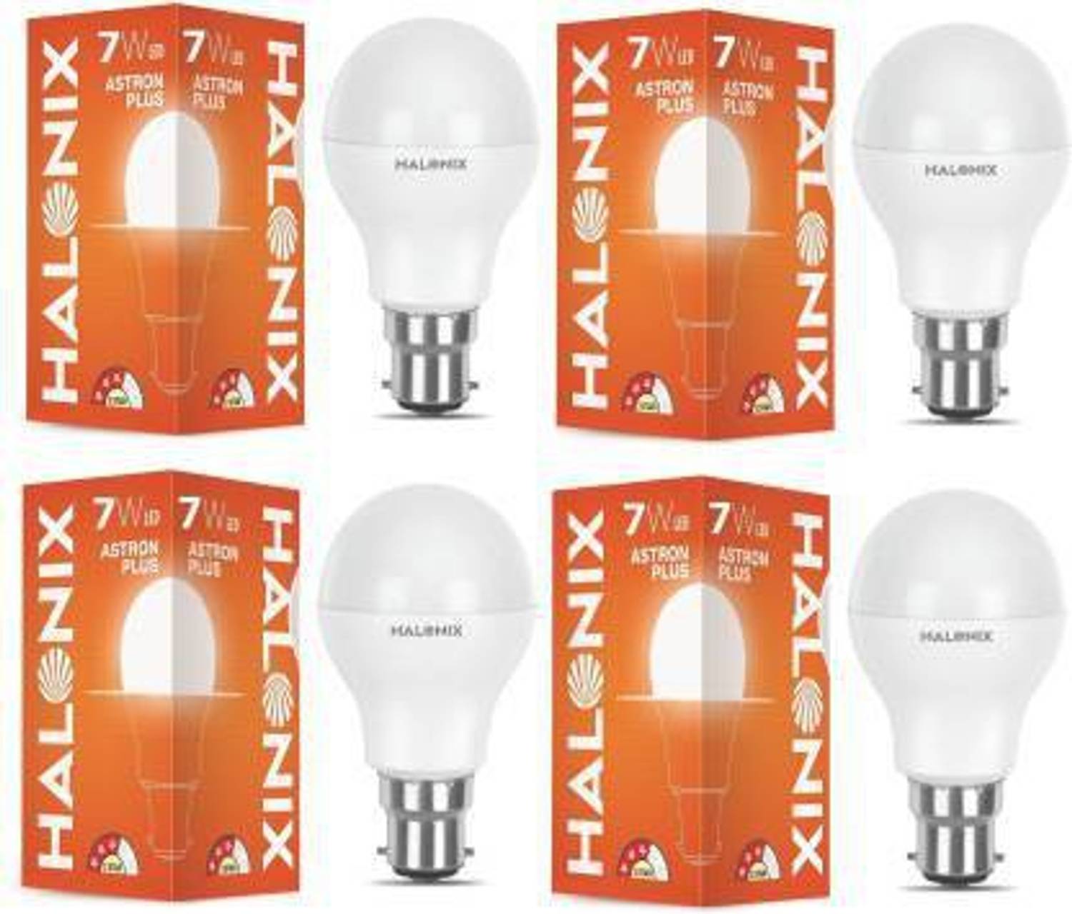 HALONIX 7 W Bluetooth Round B22 LED Bulb