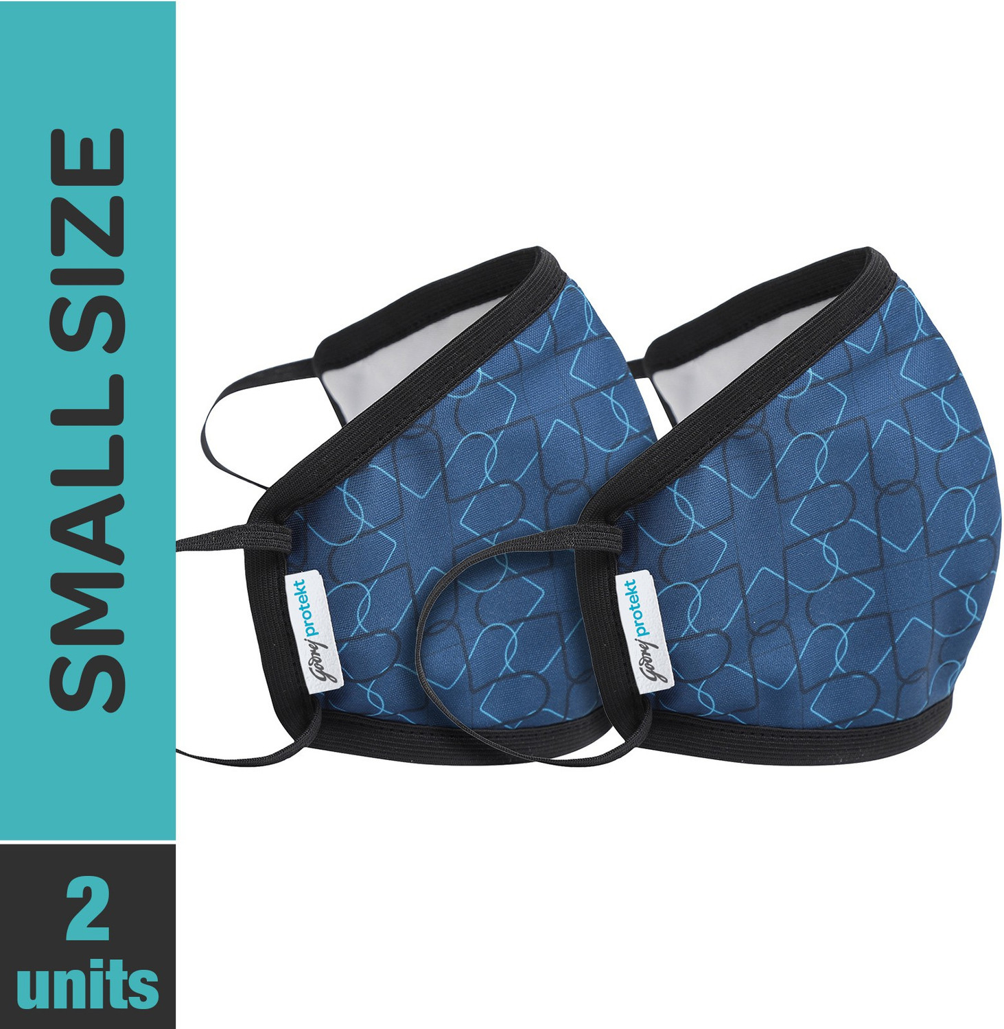 Image of Godrej Protekt P-W95 Reusable Face Mask Small Navy 8901023023514