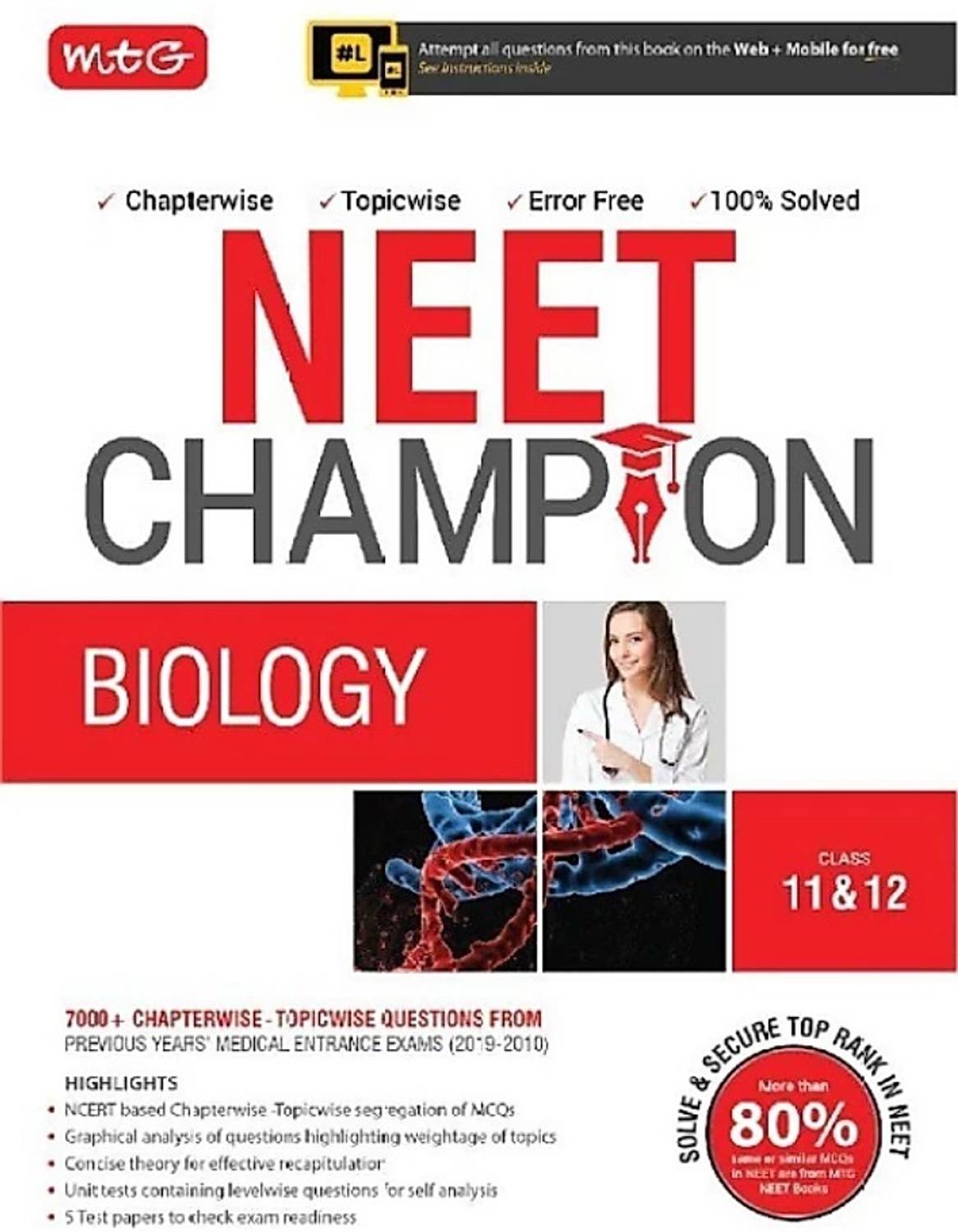 Mtg Neet Champion Biology For Class 11 & 12 (Paperback, MTG)