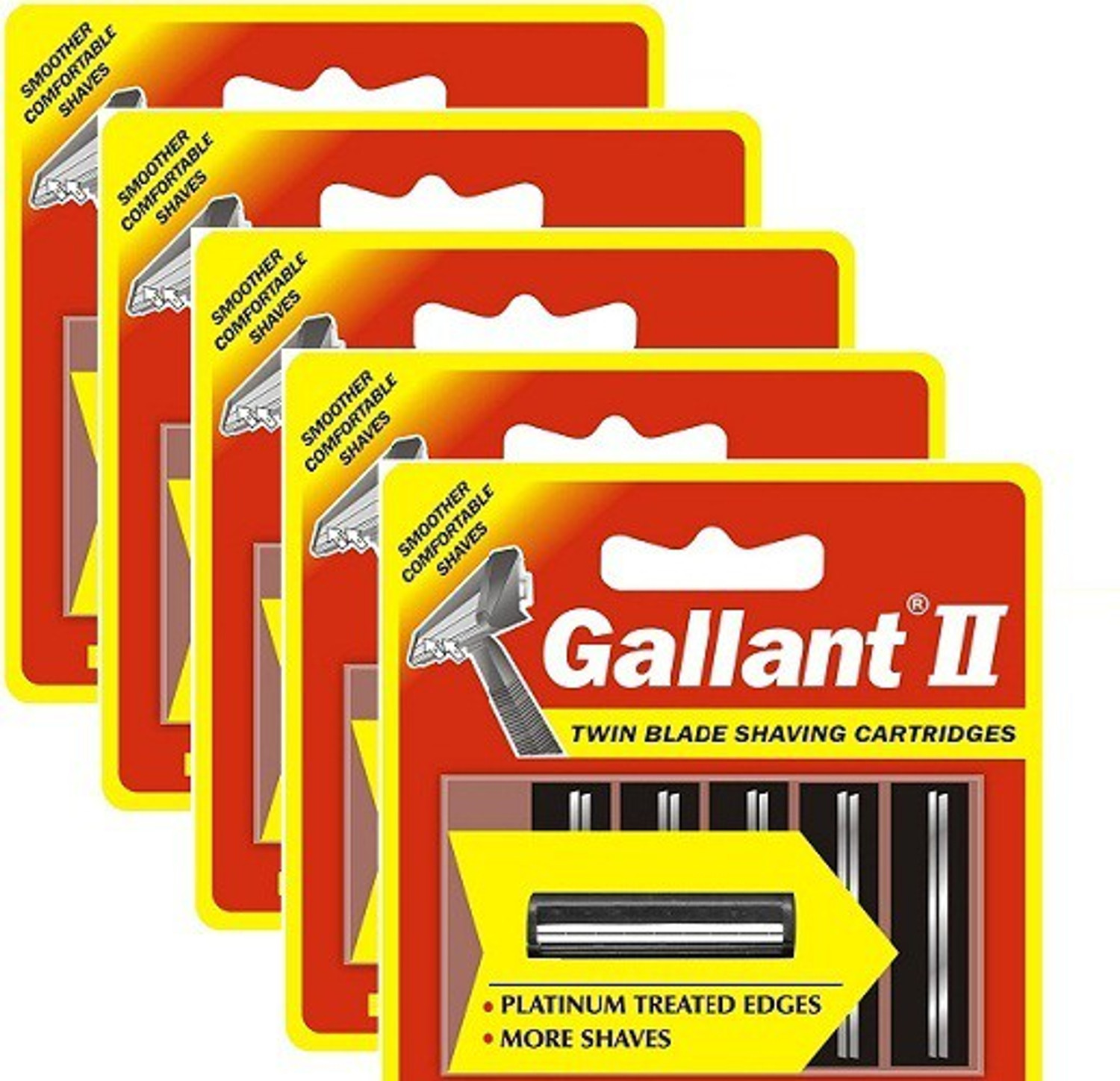 Image of Gallant II Shaving Blade Cartridges (Pack of 5)