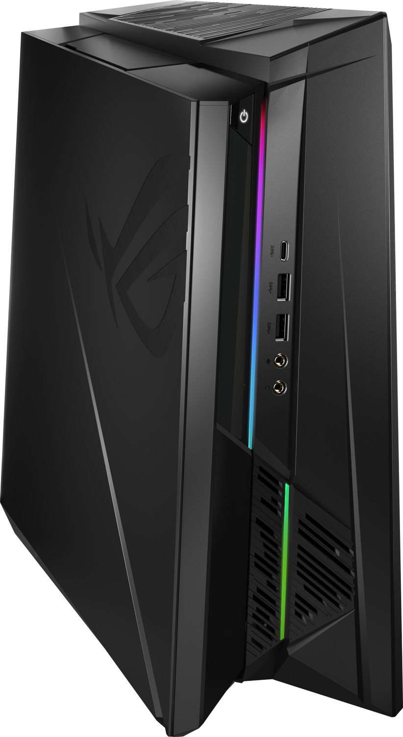 Image of ASUS ROG Huracan G21CN-D-IN018T Core i5 (9400F) (8 GB RAM /NVIDIA GeForce GTX 1650 Graphics /512 GB SSD Capacity /Windows 10 (64-bit) /4 GB Graphics Memory) Gaming Tower