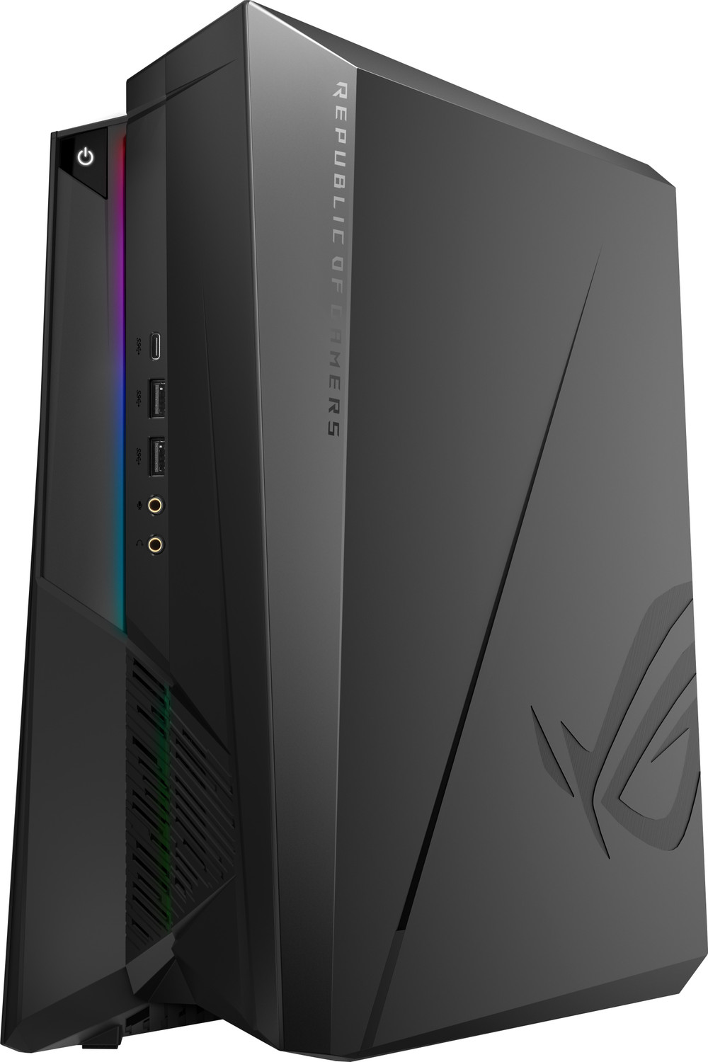 Image of ASUS ROG Huracan G21CN-D-IN018T Core i5 (9400F) (8 GB RAM /NVIDIA GeForce GTX 1650 Graphics /512 GB SSD Capacity /Windows 10 (64-bit) /4 GB Graphics Memory) Gaming Tower