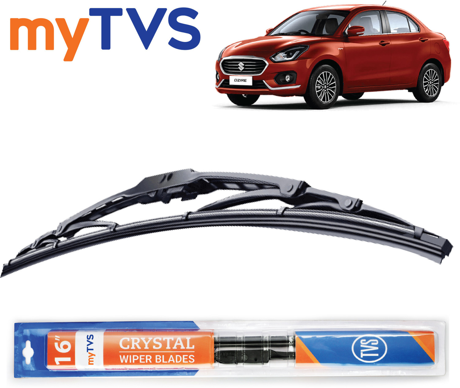 Image of MYTVS Size : 21 inchX19 inch Windshield Wiper