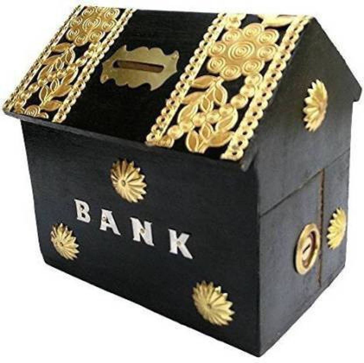 ANTIQUE MART Beautiful Wooden Antique Shape Wooden money bank for kids Coin Bank