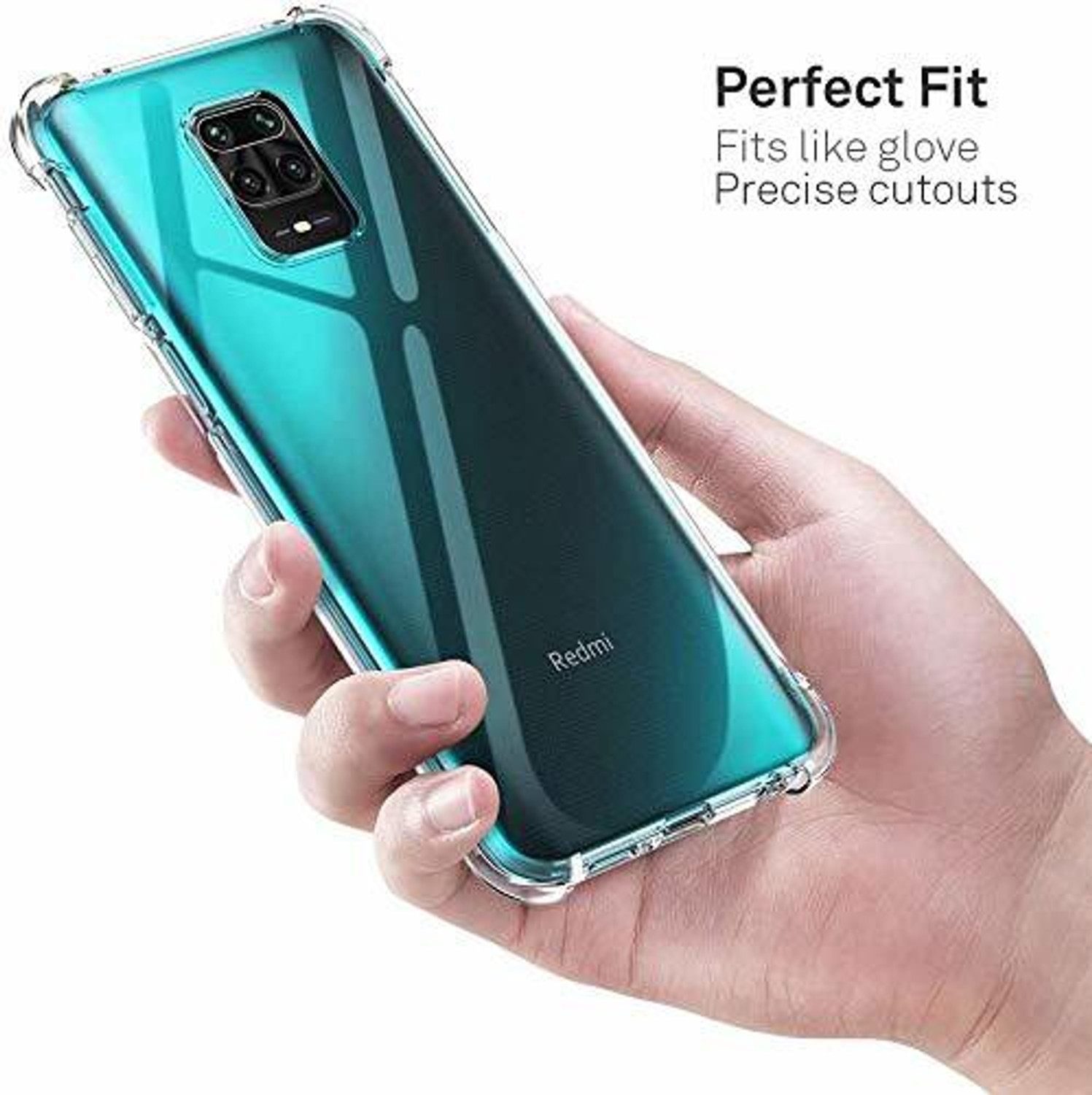 Image of RUNICHA Back Cover for Poco M2 Pro, Mi Redmi Note 9 Pro /9 Pro Max