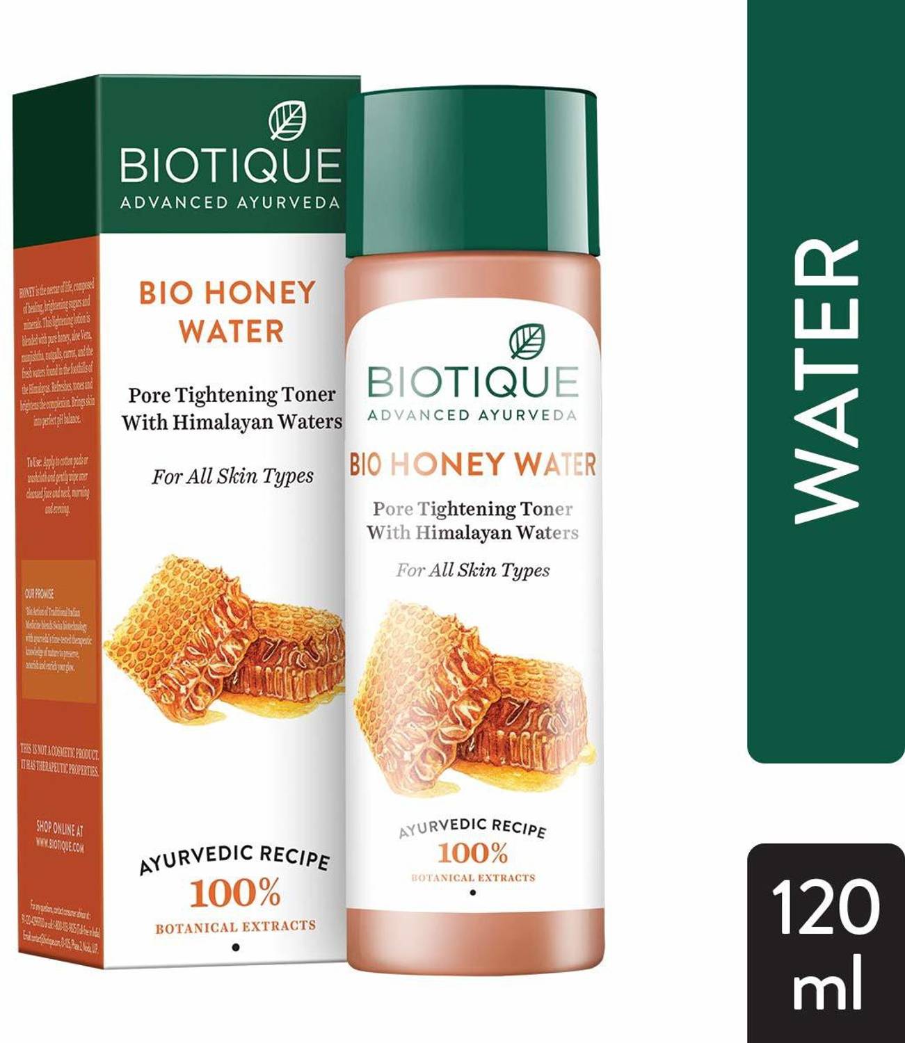 BIOTIQUE Bio Honey Water Clarifying Toner (120ml) Men & Women