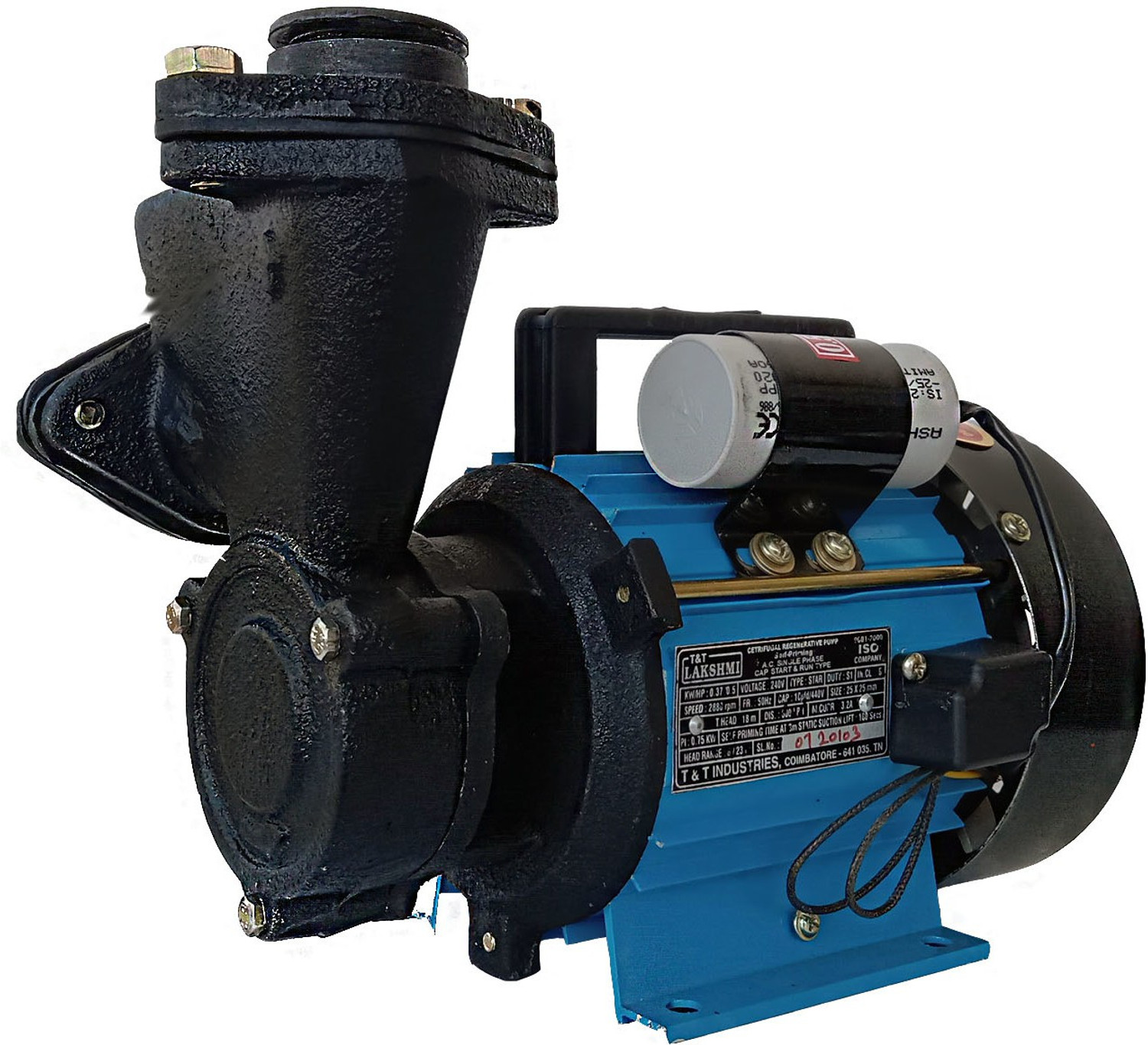 Image of Lakshmi 0.5 HP Self Priming Monoblock Pump (Aluminium) Centrifugal Water Pump