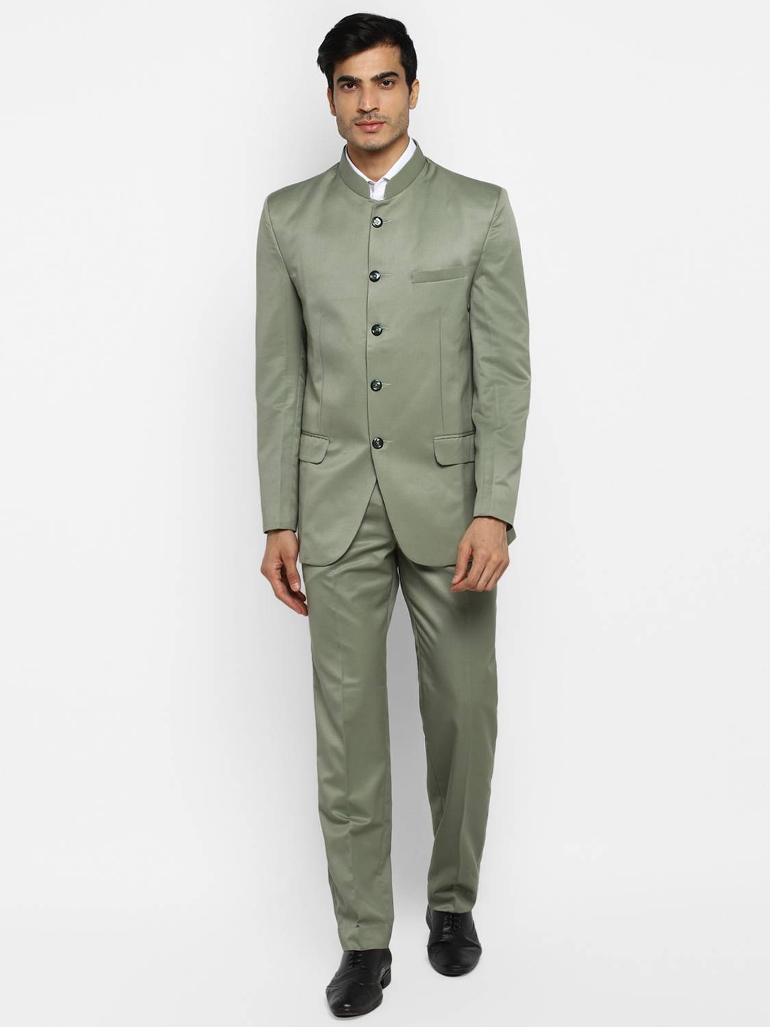 Royal Kurta Bandhgala Suit Solid Men Suit