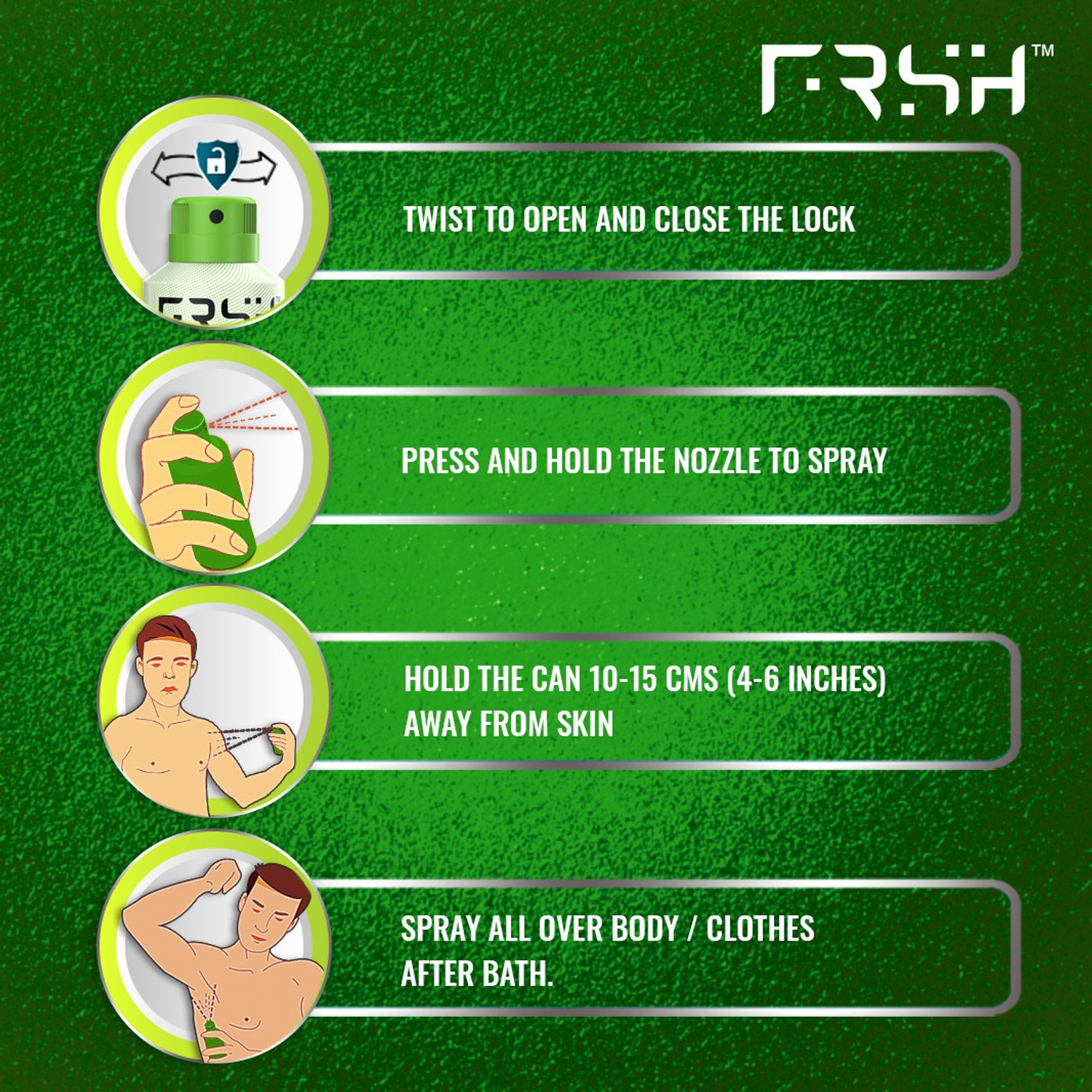 Image of Frsh By Salman Khan Perfumed Dedorant Body Spray-MACHO-Pack of 2 Perfume Body Spray - For Men