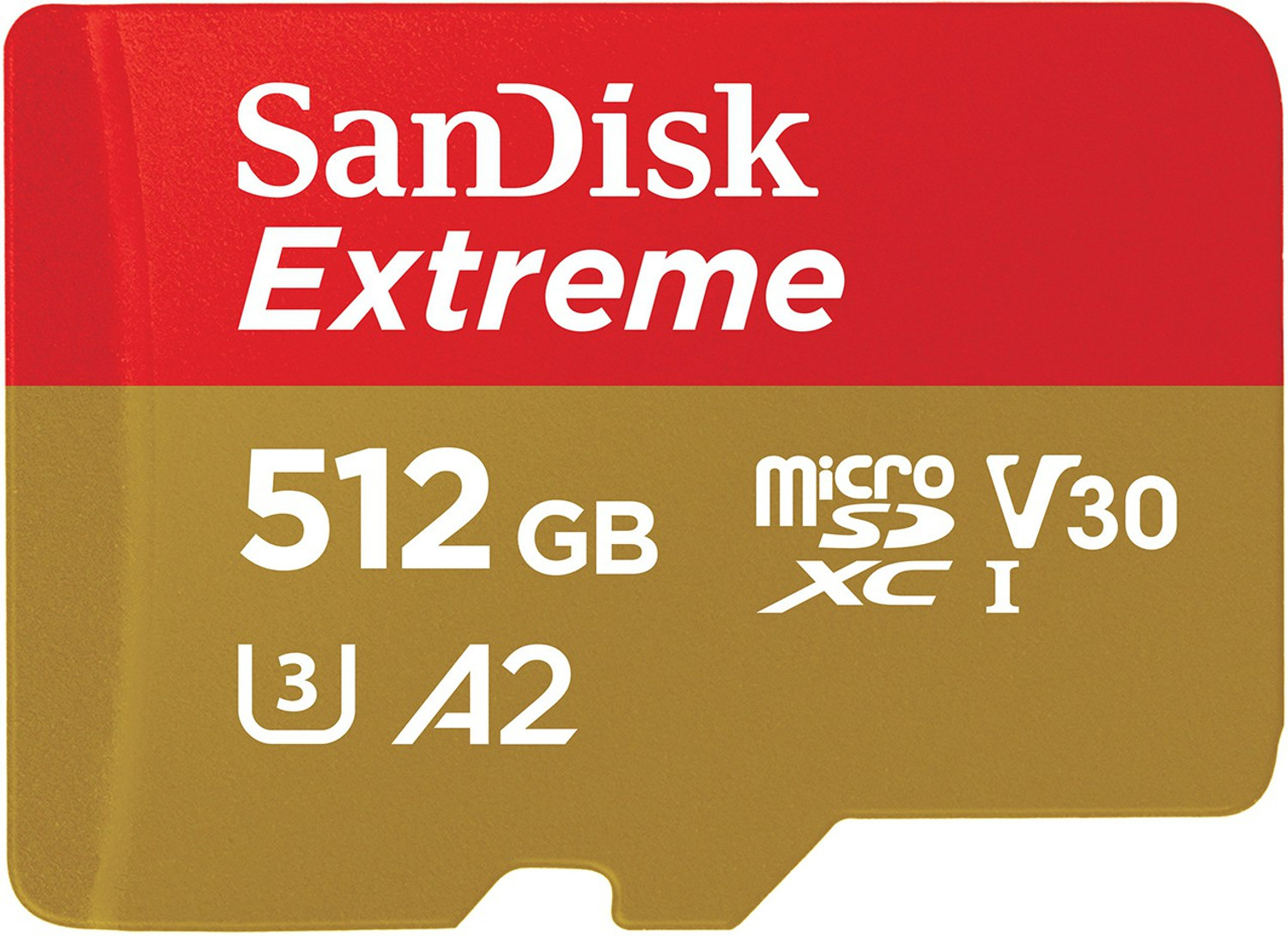 Image of SanDisk SDSQXA1-512G-GN6MN Extreme 512 GB MicroSDXC UHS Class 3 160 Mbps Memory Card Compatible with Camera, Tablet, Mobile