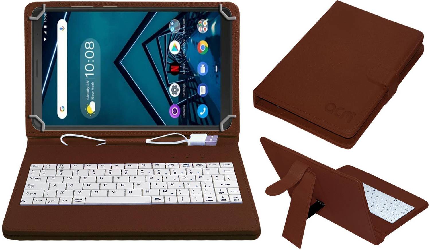 ACM Keyboard Case for Lenovo Tab V7 6.9 inch