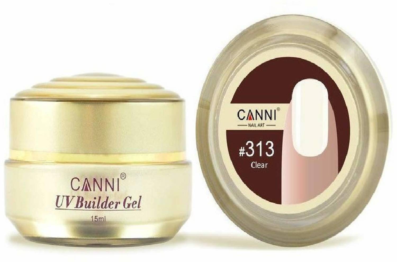 Canni Golden bottle Camouflage thin easy dry UV Soak Off Jelly Nail builder gel extend shaping gel lacquer C_313 C_313_Clear