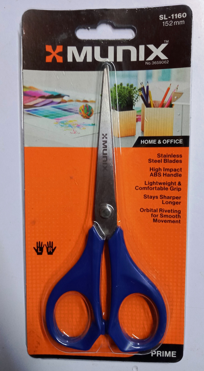 Image of munix HOME & OFFICE STAINLESS SCISSORS (1160) Scissors