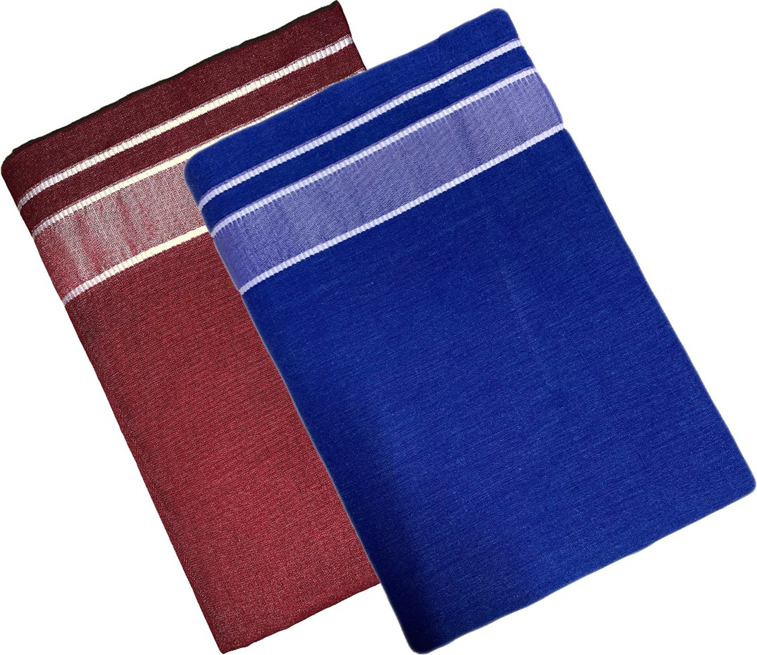 Image of Prakasam Cotton (Premam) kerala style Single (pack of 8) Solid Men Dhoti