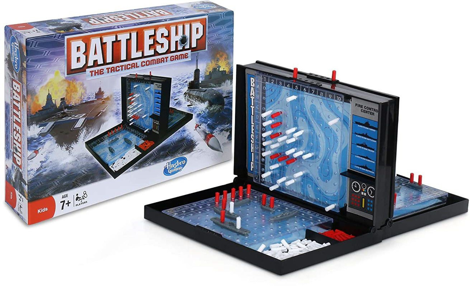 Image of Hasbro Battleship Board Game Classic Strategy Game Money & Assets Board Game