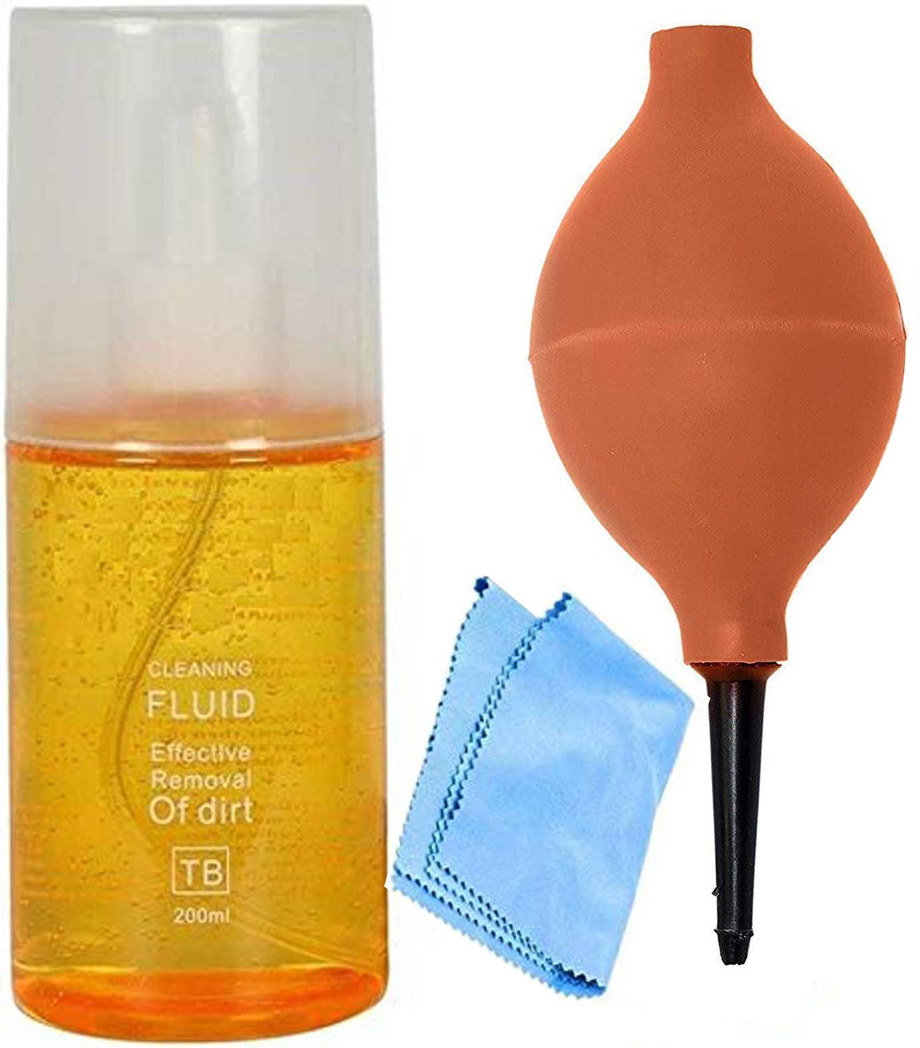 7Q7 Cleaning Kit with Rubber Pump - 200ml for Computers