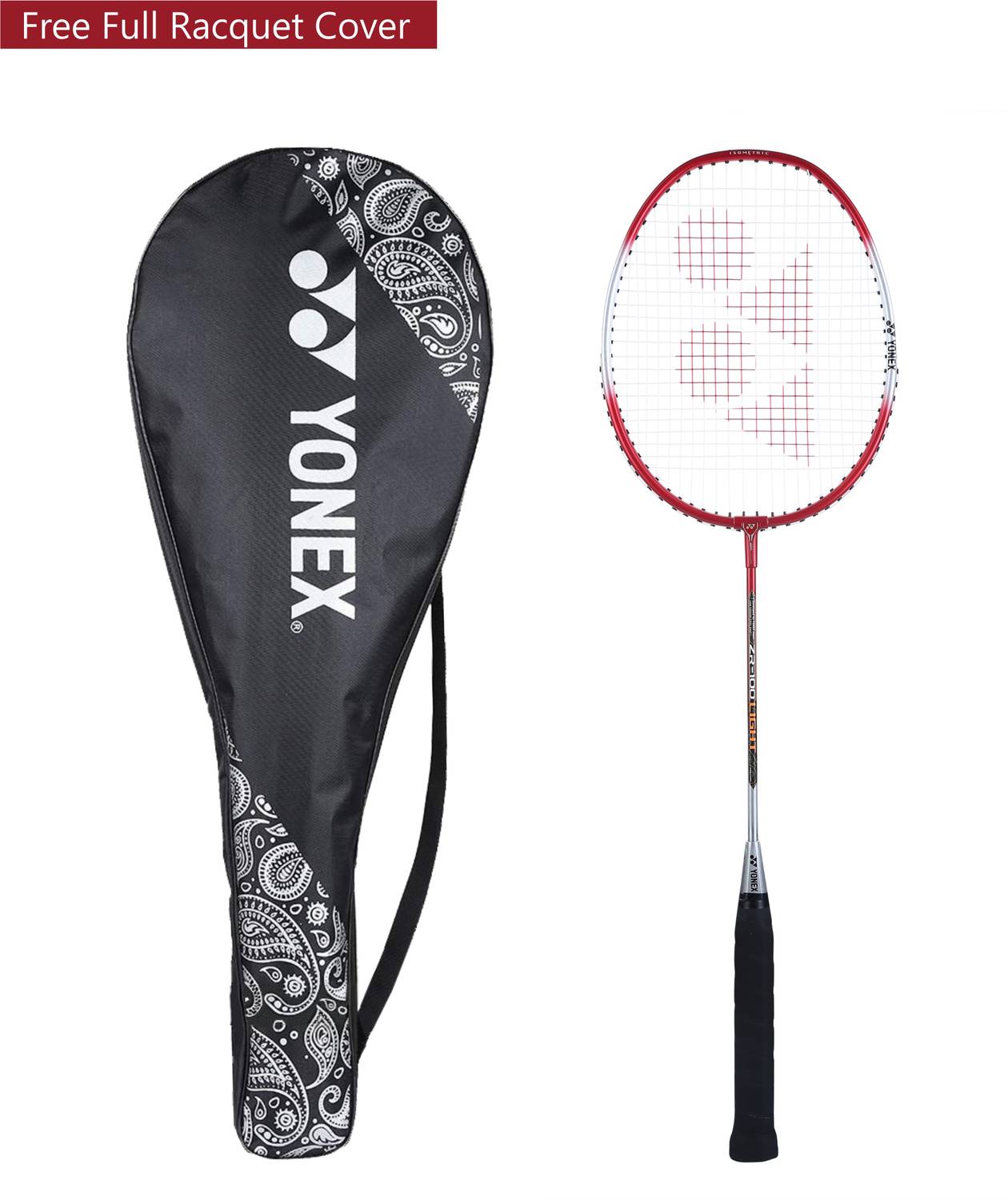 YONEX ZR 100 Light Red, Silver Badminton Racquet - Image 5
