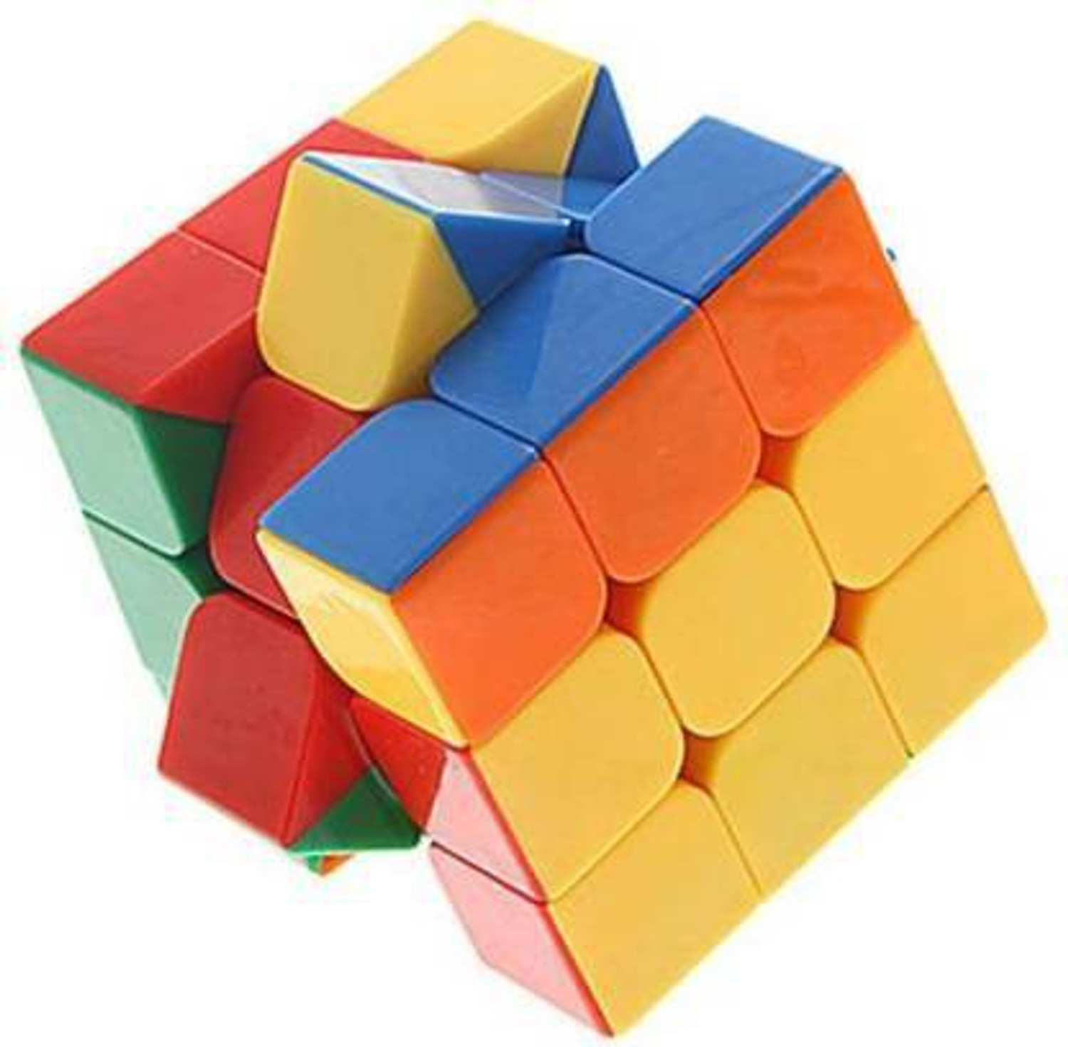 Image of sahzone Stickerless 3x3x3 High Speed Magic Cube (1 Pieces)