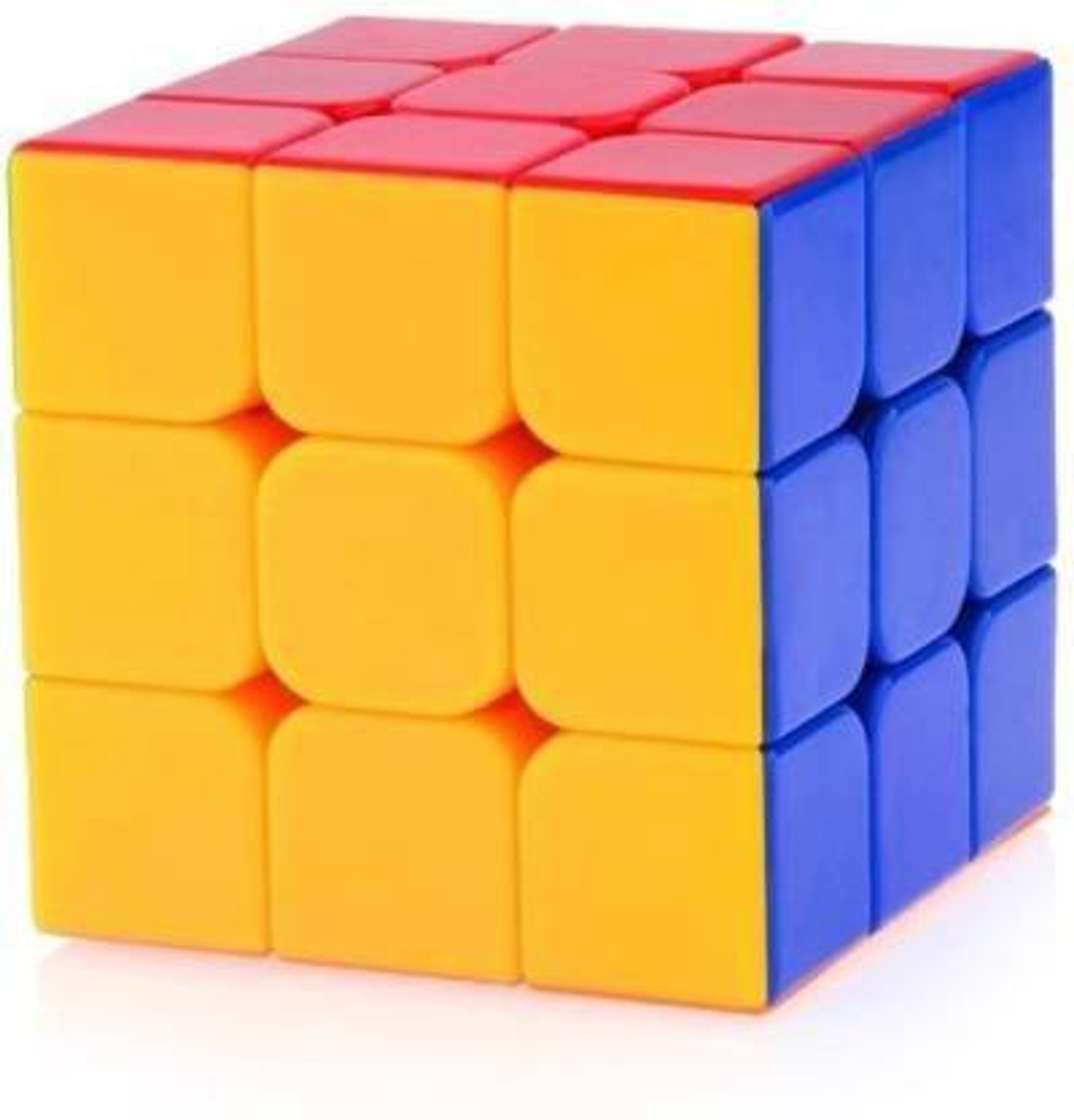 Image of sahzone Stickerless 3x3x3 High Speed Magic Cube (1 Pieces)