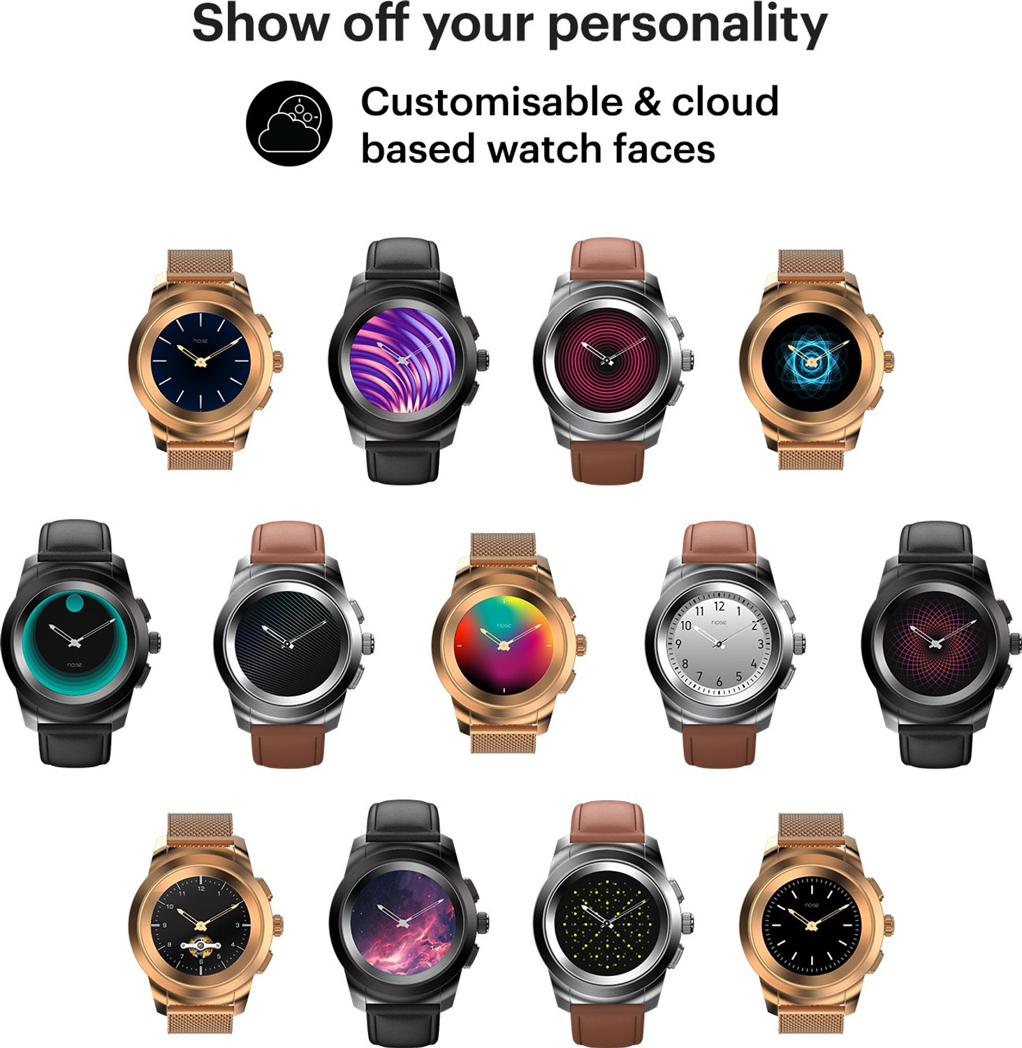 Image of NoiseFit Fusion Hybrid Smartwatch