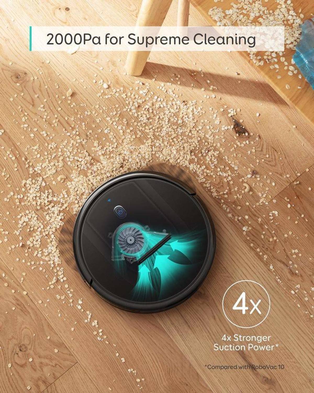Eufy by Anker Robovac G10 Hybrid Robotic Floor Cleaner with